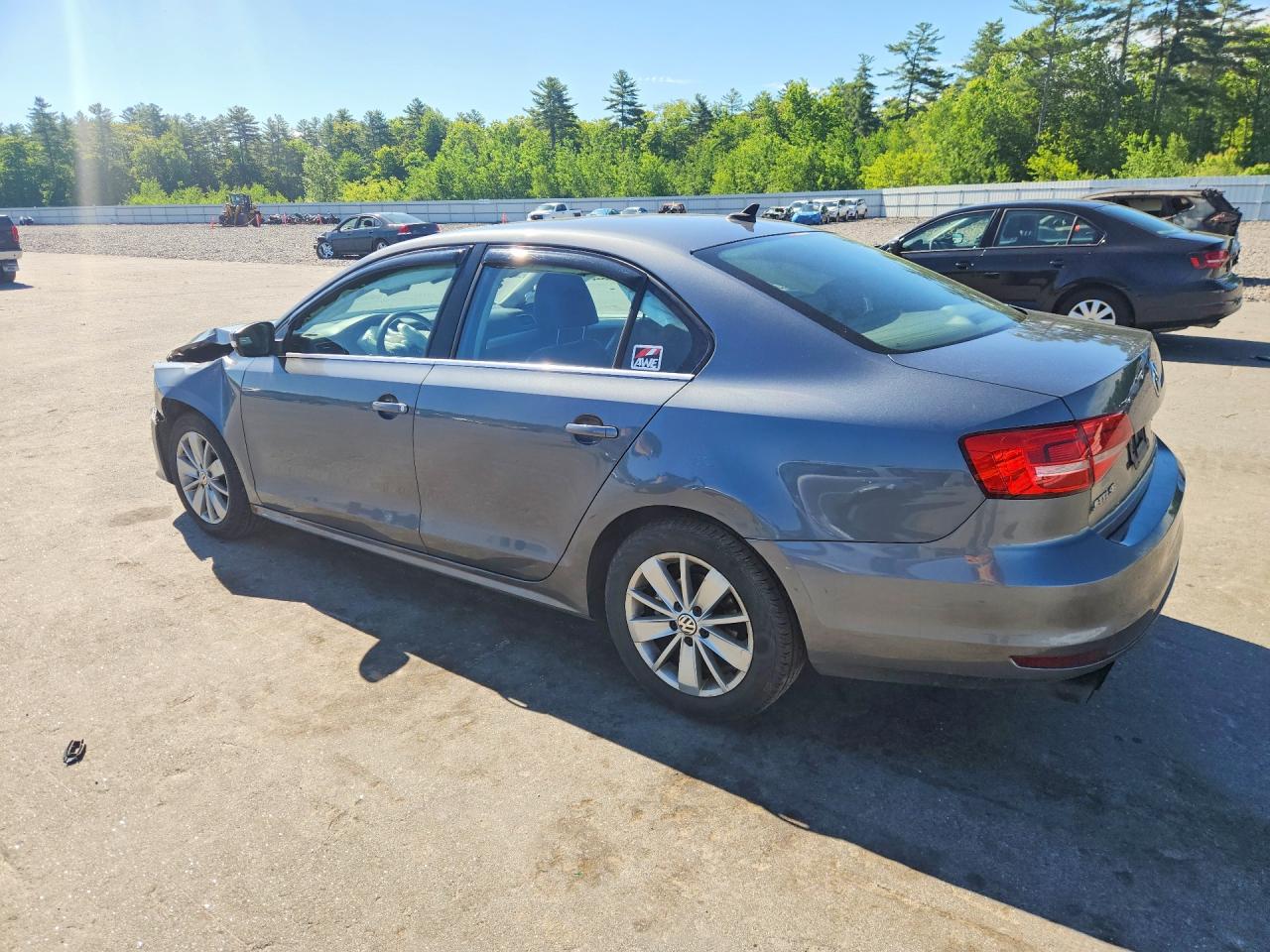 2015 Volkswagen Jetta Se Charcoal vin: 3VWD17AJ0FM239159