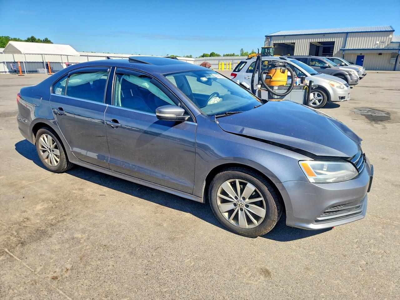 2015 Volkswagen Jetta Se Charcoal vin: 3VWD17AJ0FM239159