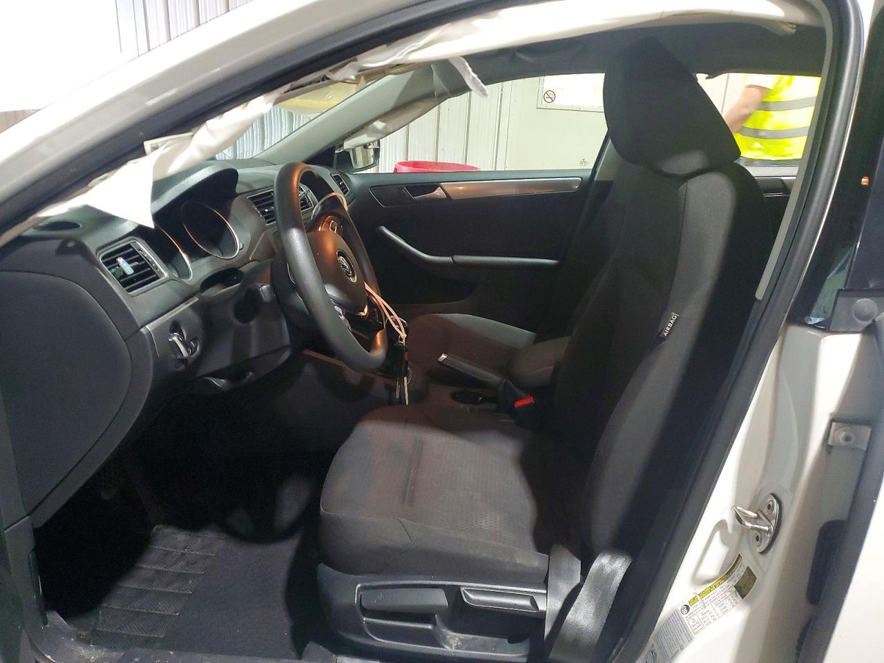 2015 Volkswagen Jetta Se White vin: 3VWD17AJ0FM239341