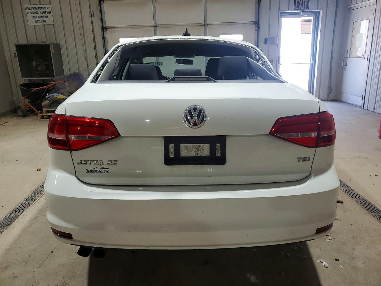 2015 Volkswagen Jetta Se White vin: 3VWD17AJ0FM239341