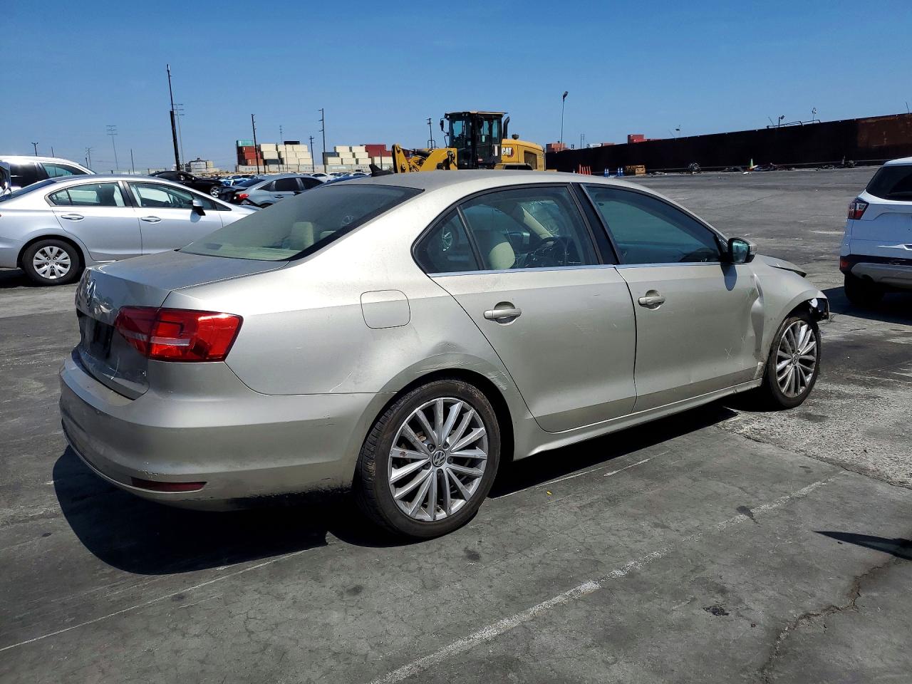 2015 Volkswagen Jetta Se Gray vin: 3VWD17AJ0FM261274