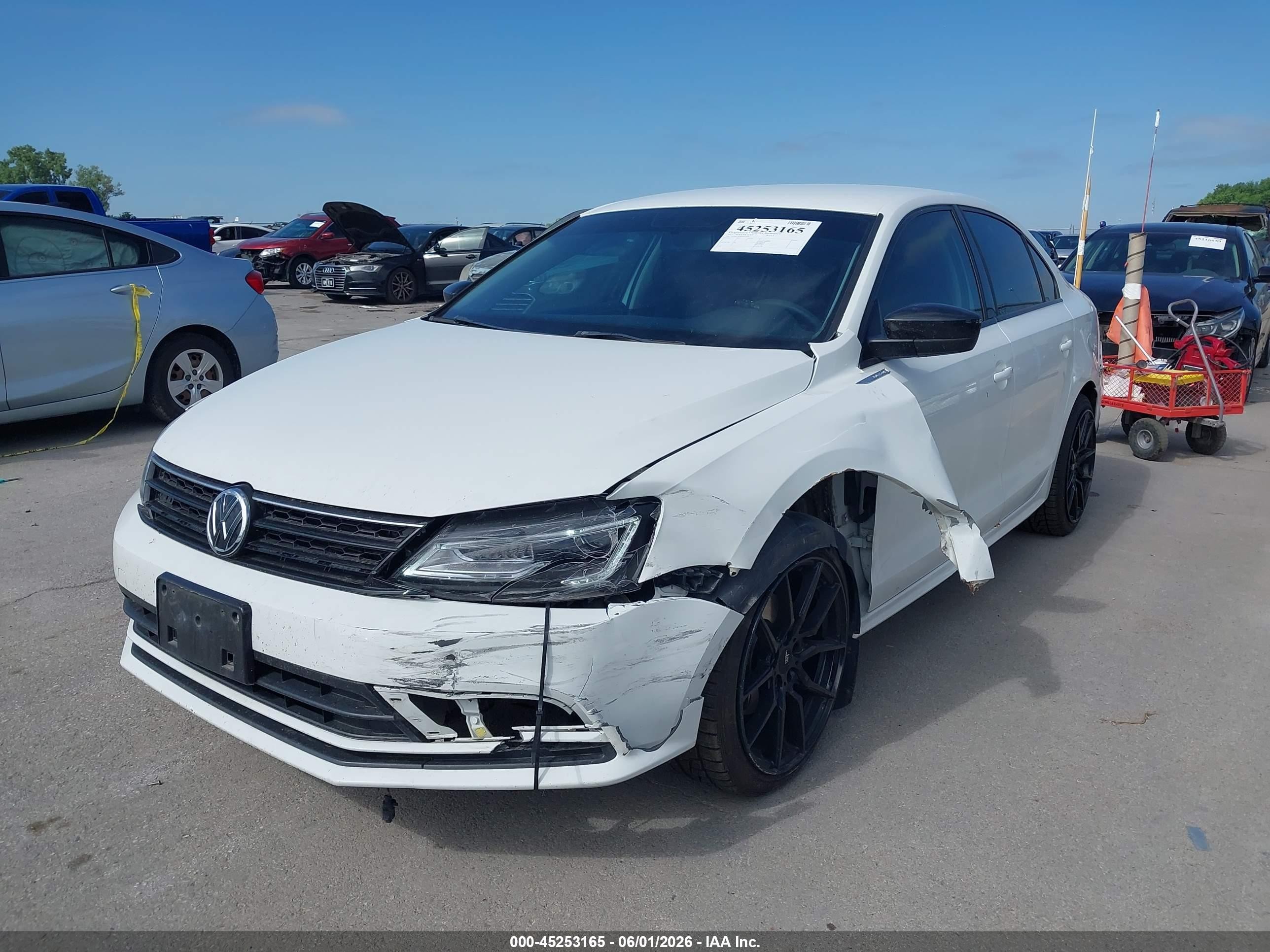 2015 Volkswagen Jetta 1.8t Se White vin: 3VWD17AJ0FM319478