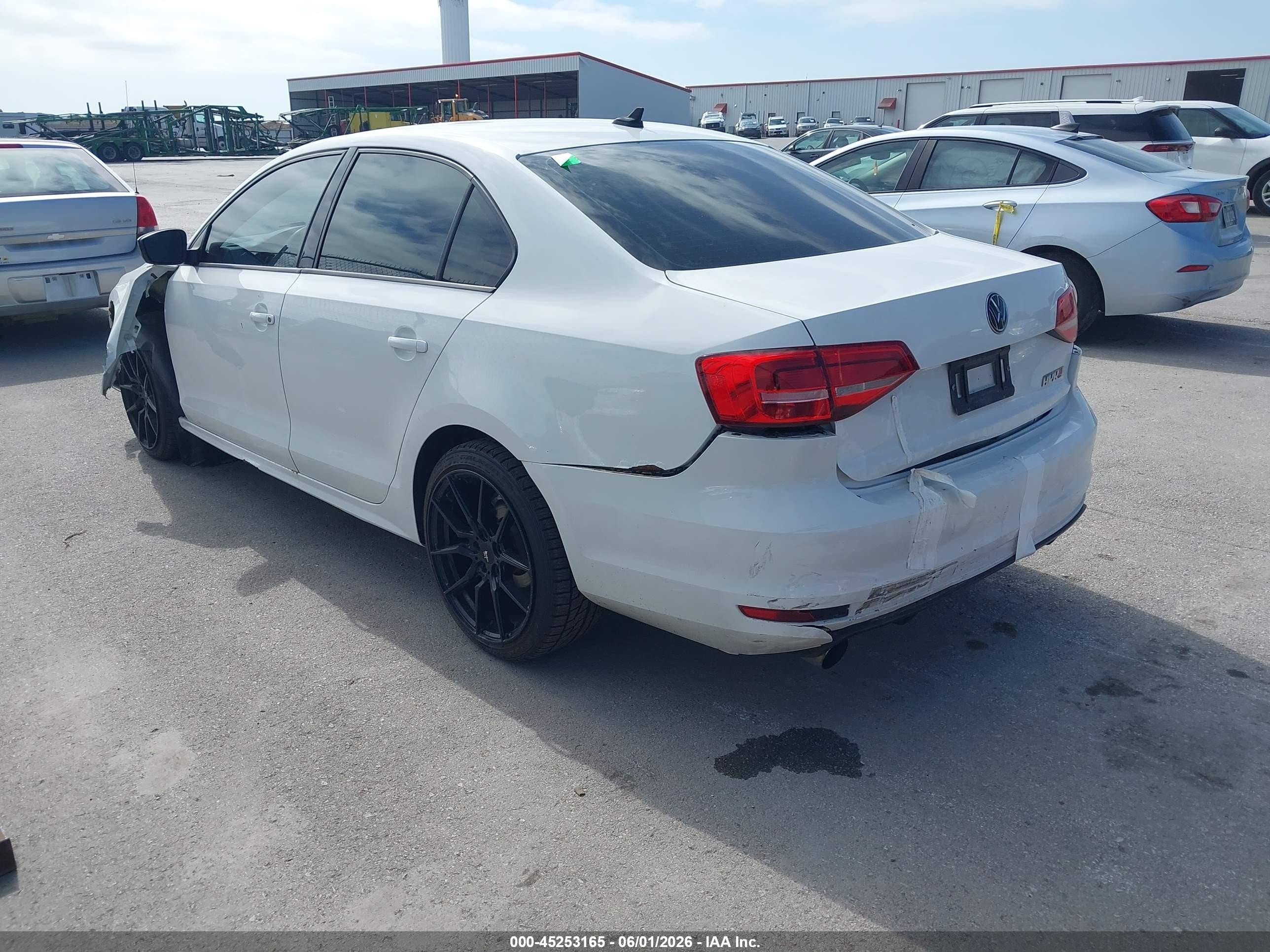 2015 Volkswagen Jetta 1.8t Se White vin: 3VWD17AJ0FM319478