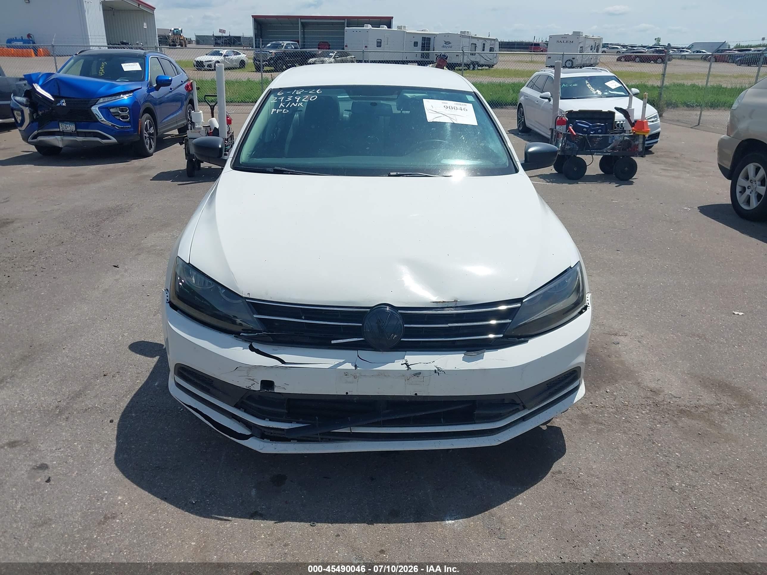 2015 Volkswagen Jetta 1.8t Se White vin: 3VWD17AJ0FM321912