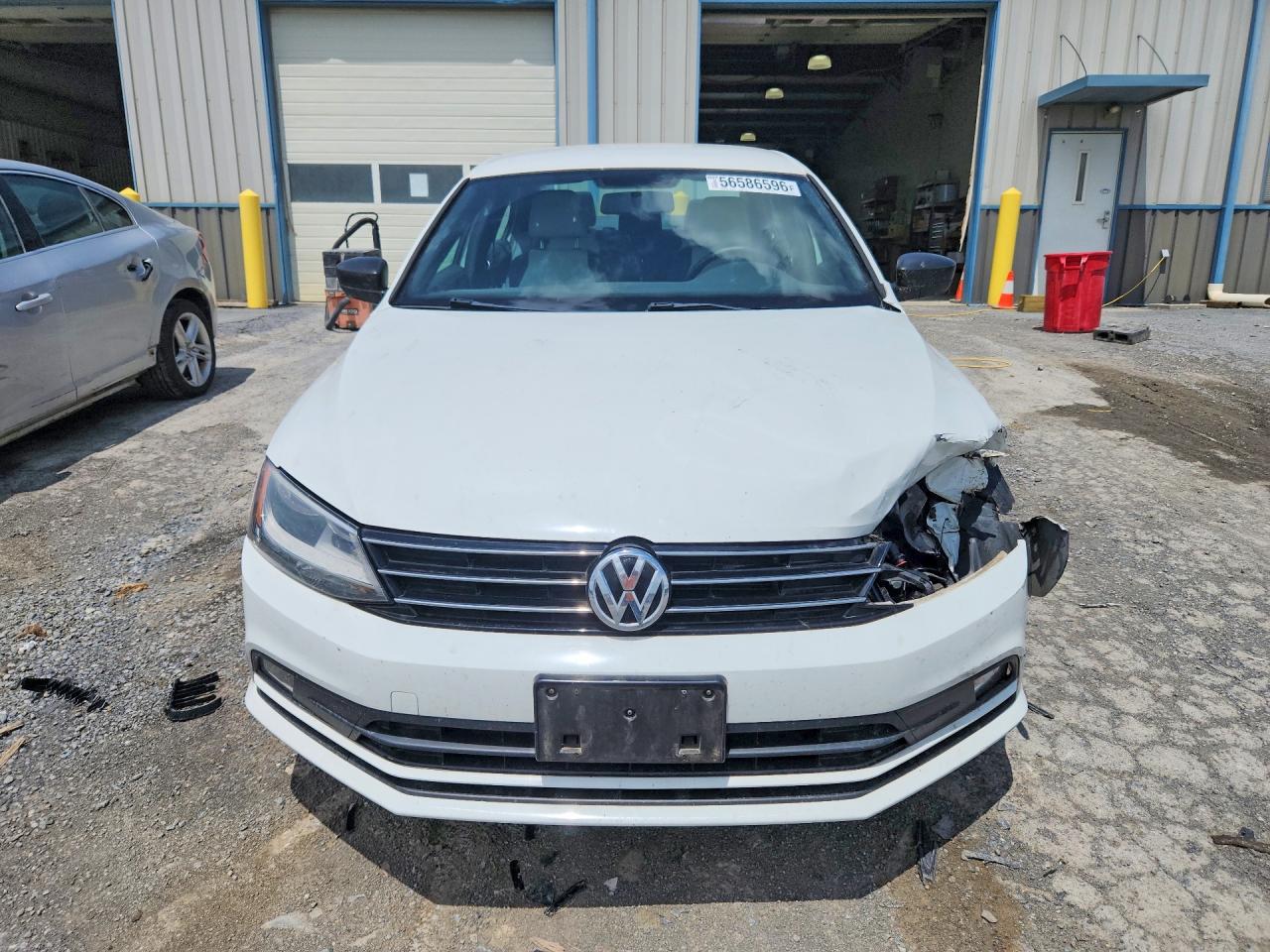 2015 Volkswagen Jetta Se White vin: 3VWD17AJ0FM400271