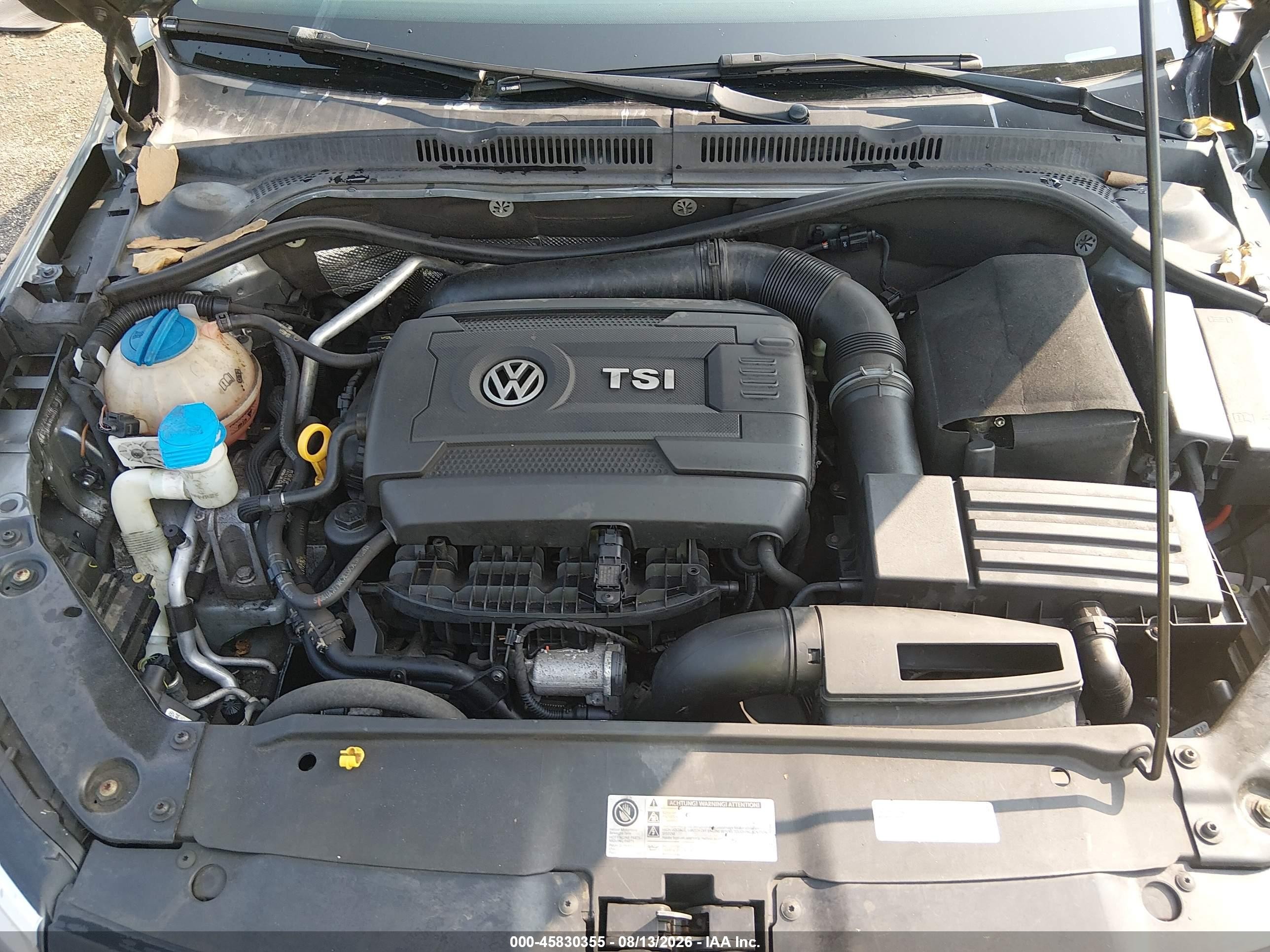 2015 Volkswagen Jetta 1.8t Se Gray vin: 3VWD17AJ0FM421749