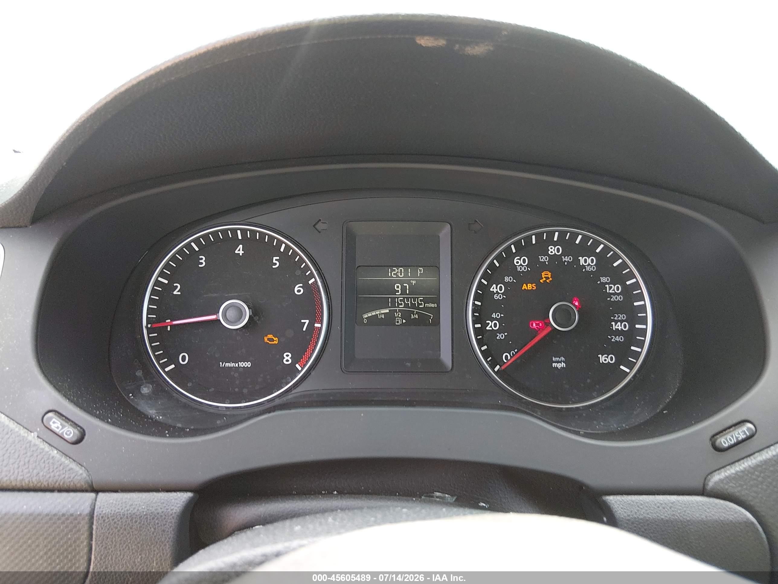 2014 Volkswagen Jetta 1.8t Se White vin: 3VWD17AJ1EM226211
