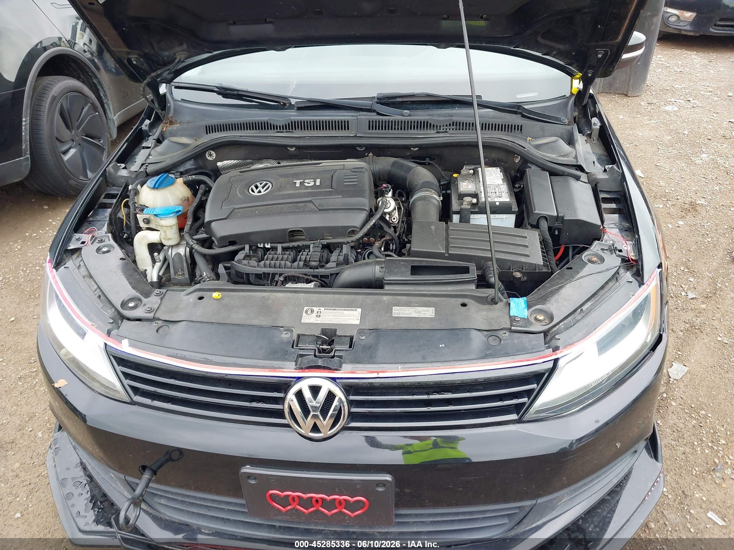 2014 Volkswagen Jetta 1.8t Se Black vin: 3VWD17AJ1EM265784