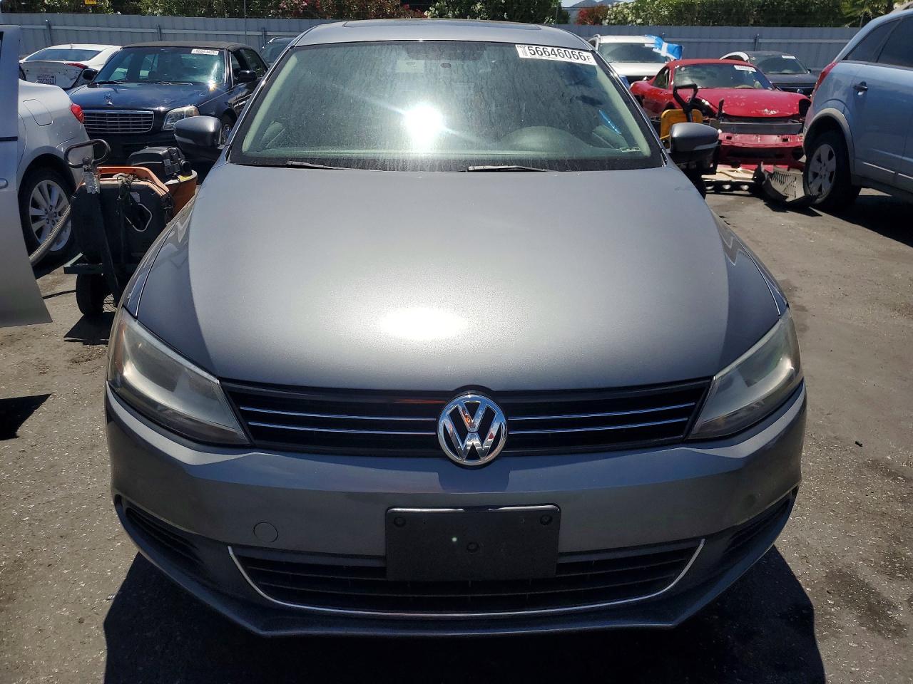 2014 Volkswagen Jetta Se Gray vin: 3VWD17AJ1EM363018