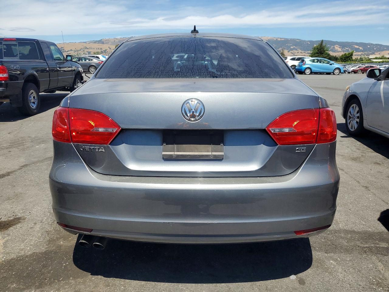 2014 Volkswagen Jetta Se Gray vin: 3VWD17AJ1EM363018