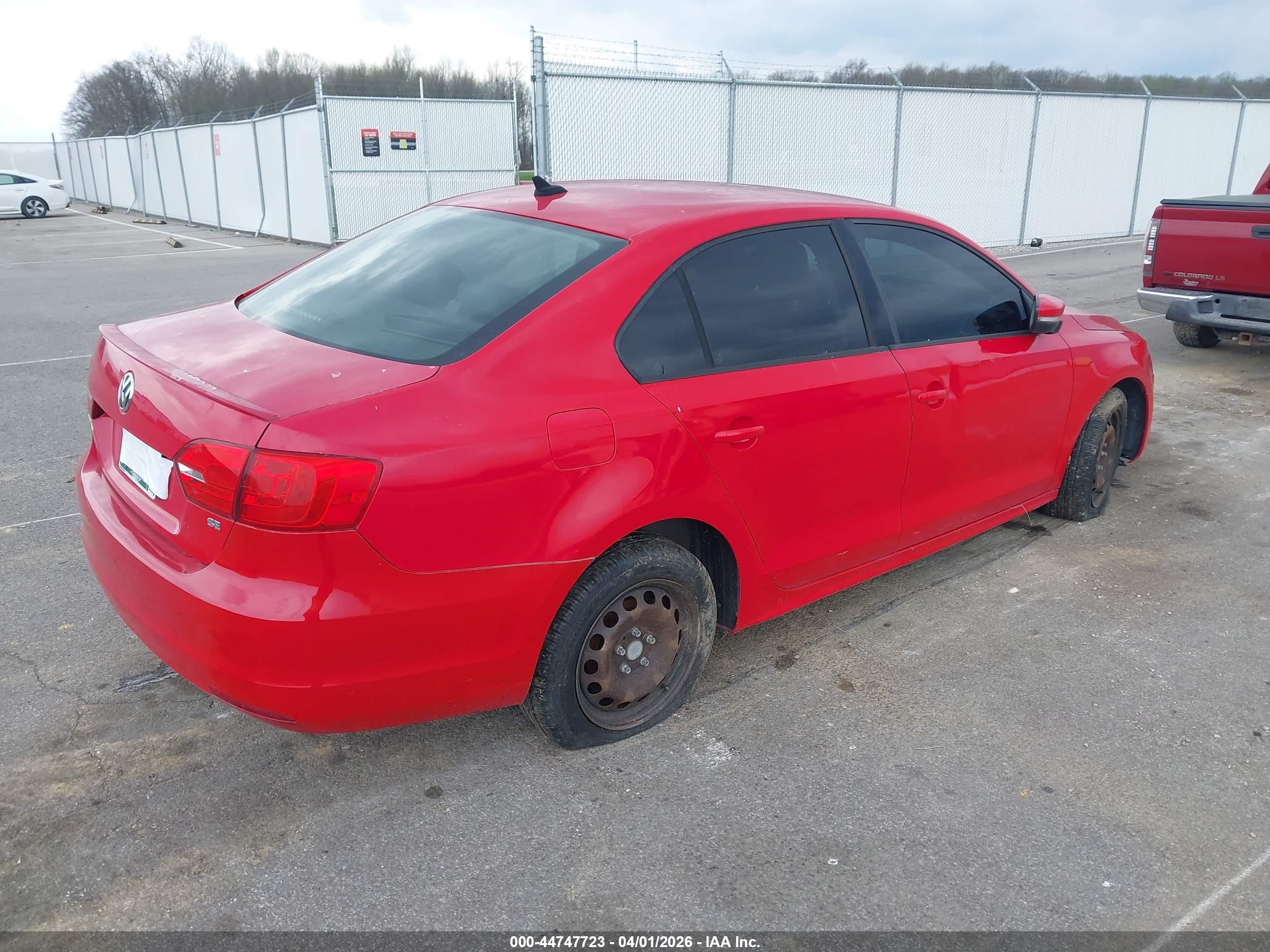 2014 Volkswagen Jetta 1.8t Se Red vin: 3VWD17AJ1EM368526