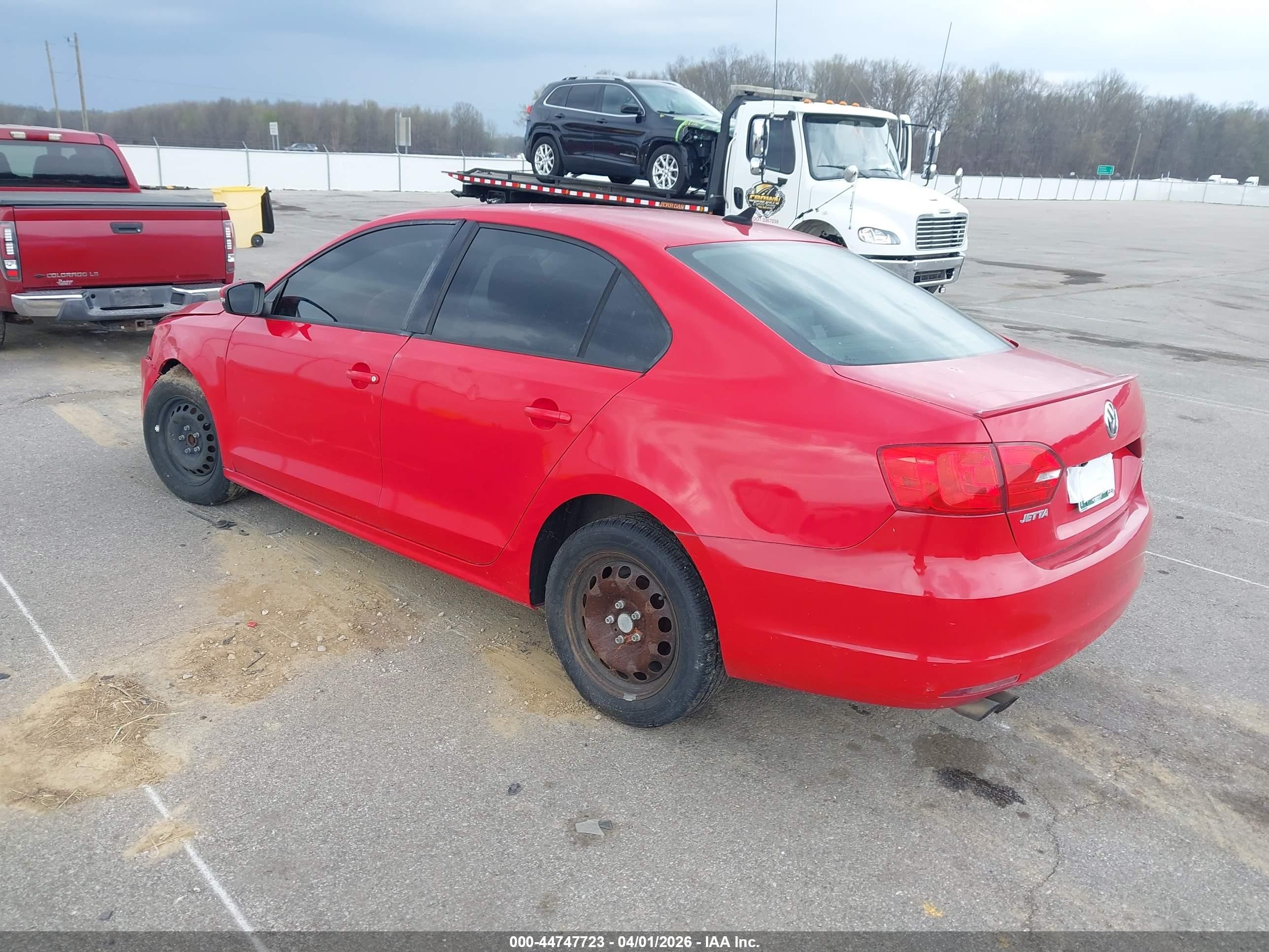 2014 Volkswagen Jetta 1.8t Se Red vin: 3VWD17AJ1EM368526