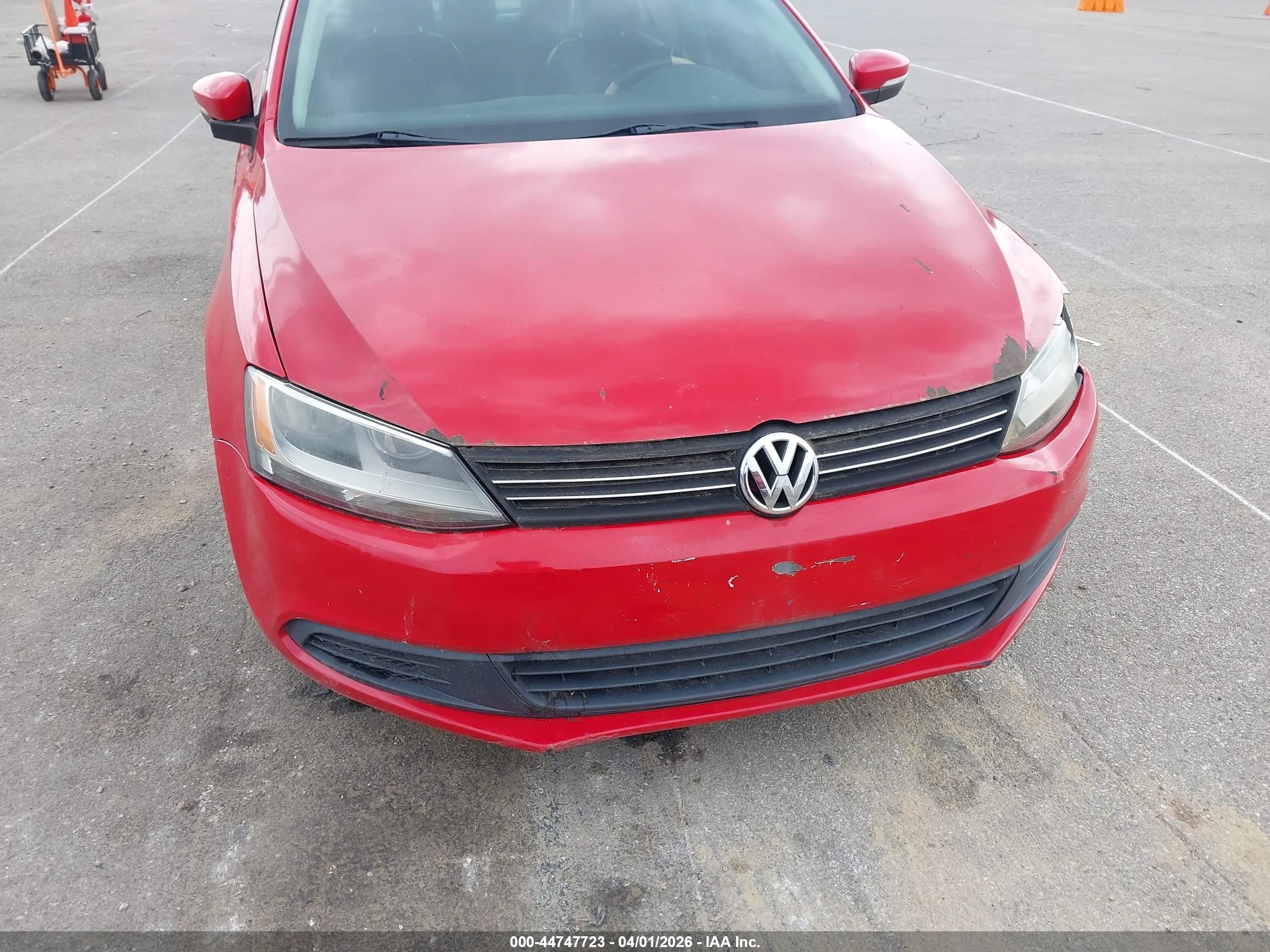 2014 Volkswagen Jetta 1.8t Se Red vin: 3VWD17AJ1EM368526