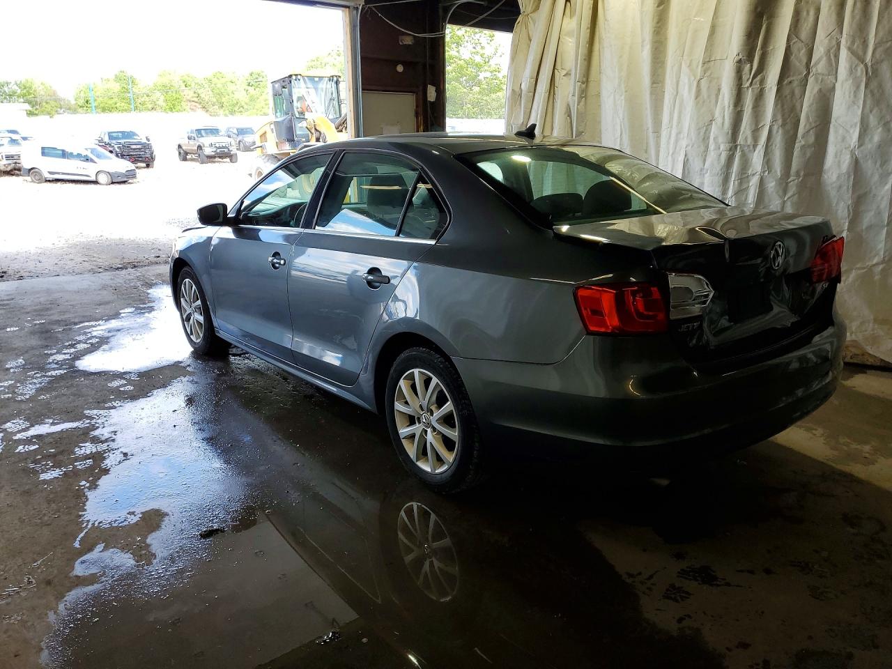 2014 Volkswagen Jetta Se Gray vin: 3VWD17AJ1EM371863