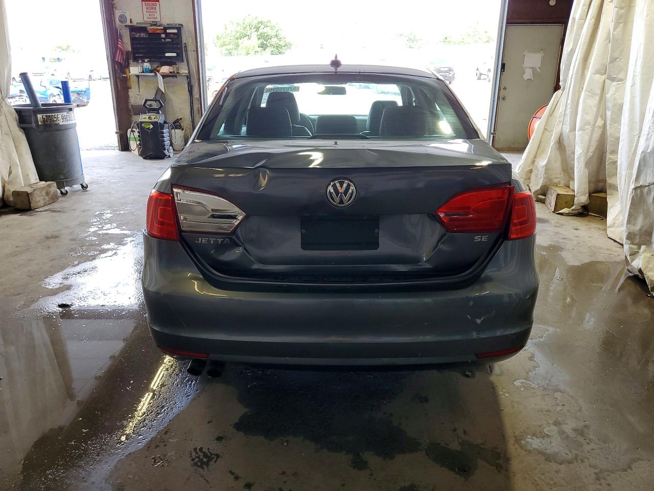 2014 Volkswagen Jetta Se Gray vin: 3VWD17AJ1EM371863
