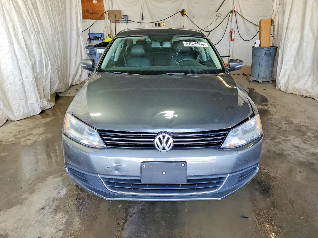2014 Volkswagen Jetta Se Gray vin: 3VWD17AJ1EM371863