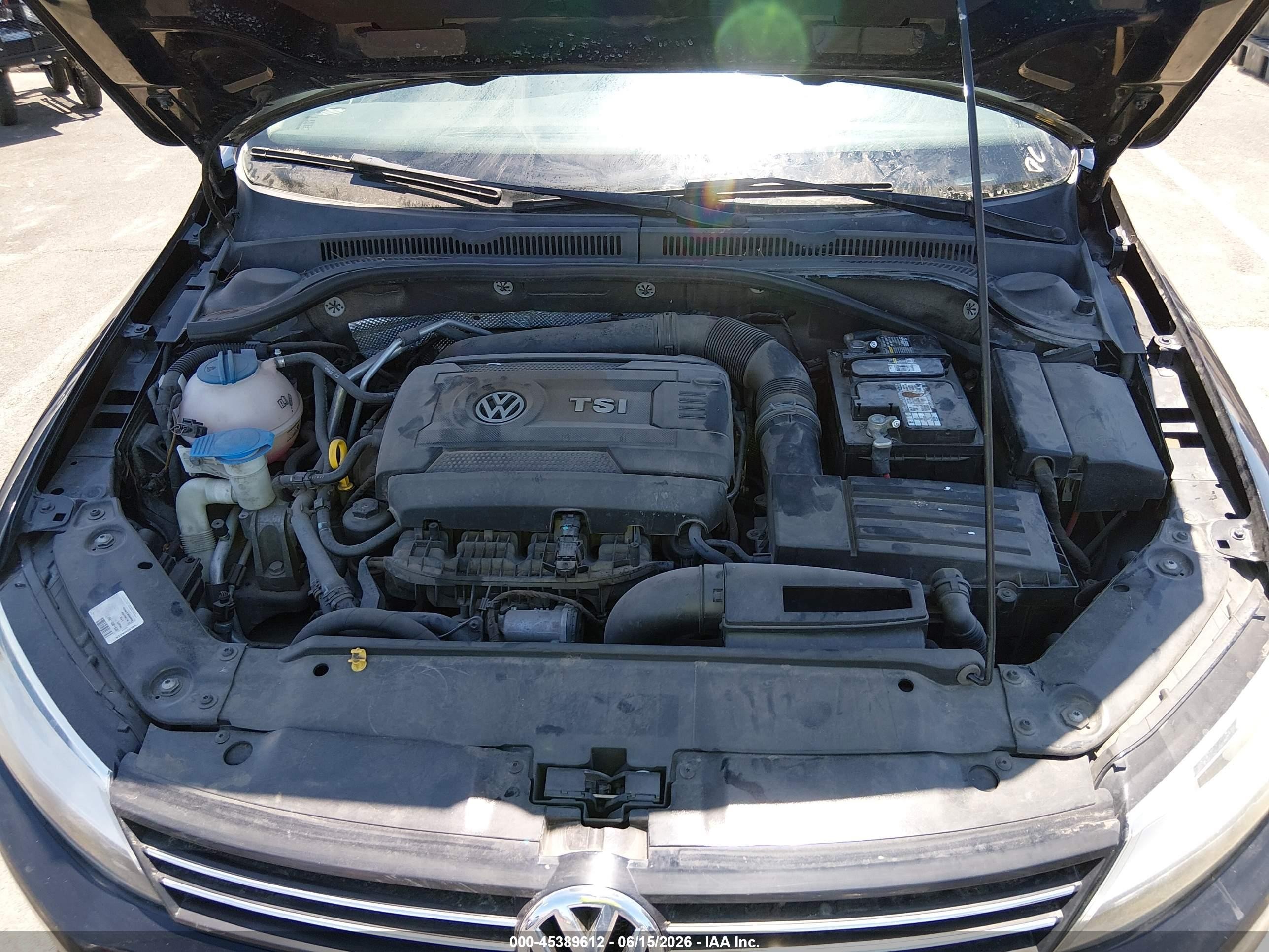2014 Volkswagen Jetta 1.8t Se Black vin: 3VWD17AJ1EM377663