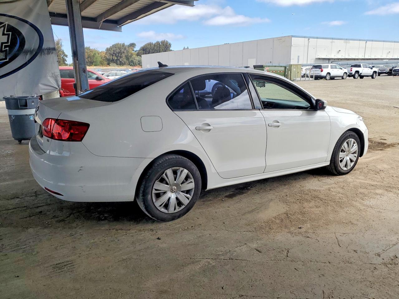 2014 Volkswagen Jetta Se White vin: 3VWD17AJ1EM382071