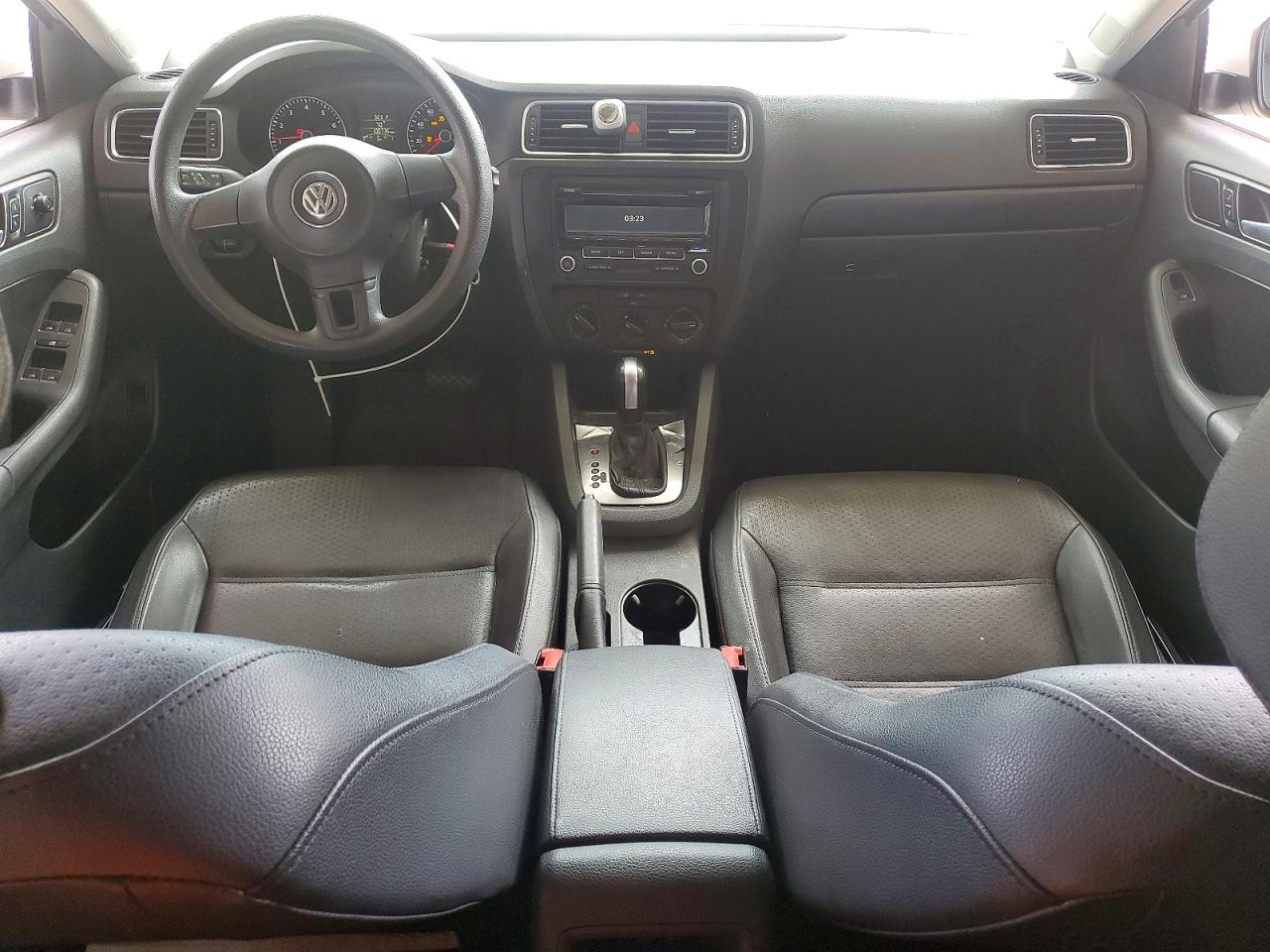 2014 Volkswagen Jetta Se White vin: 3VWD17AJ1EM382071