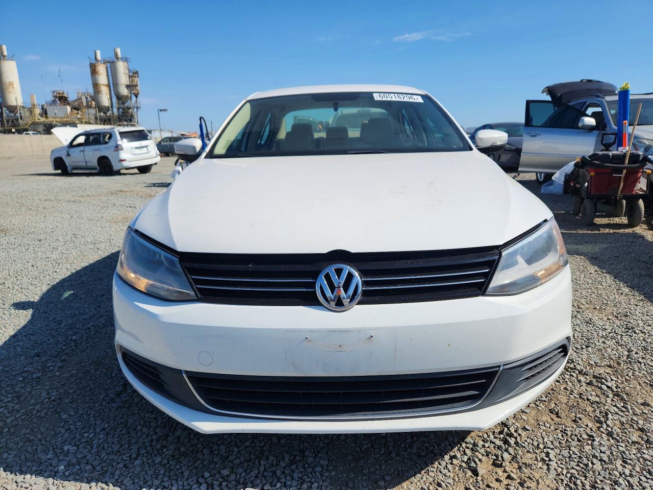 2014 Volkswagen Jetta Se White vin: 3VWD17AJ1EM382362