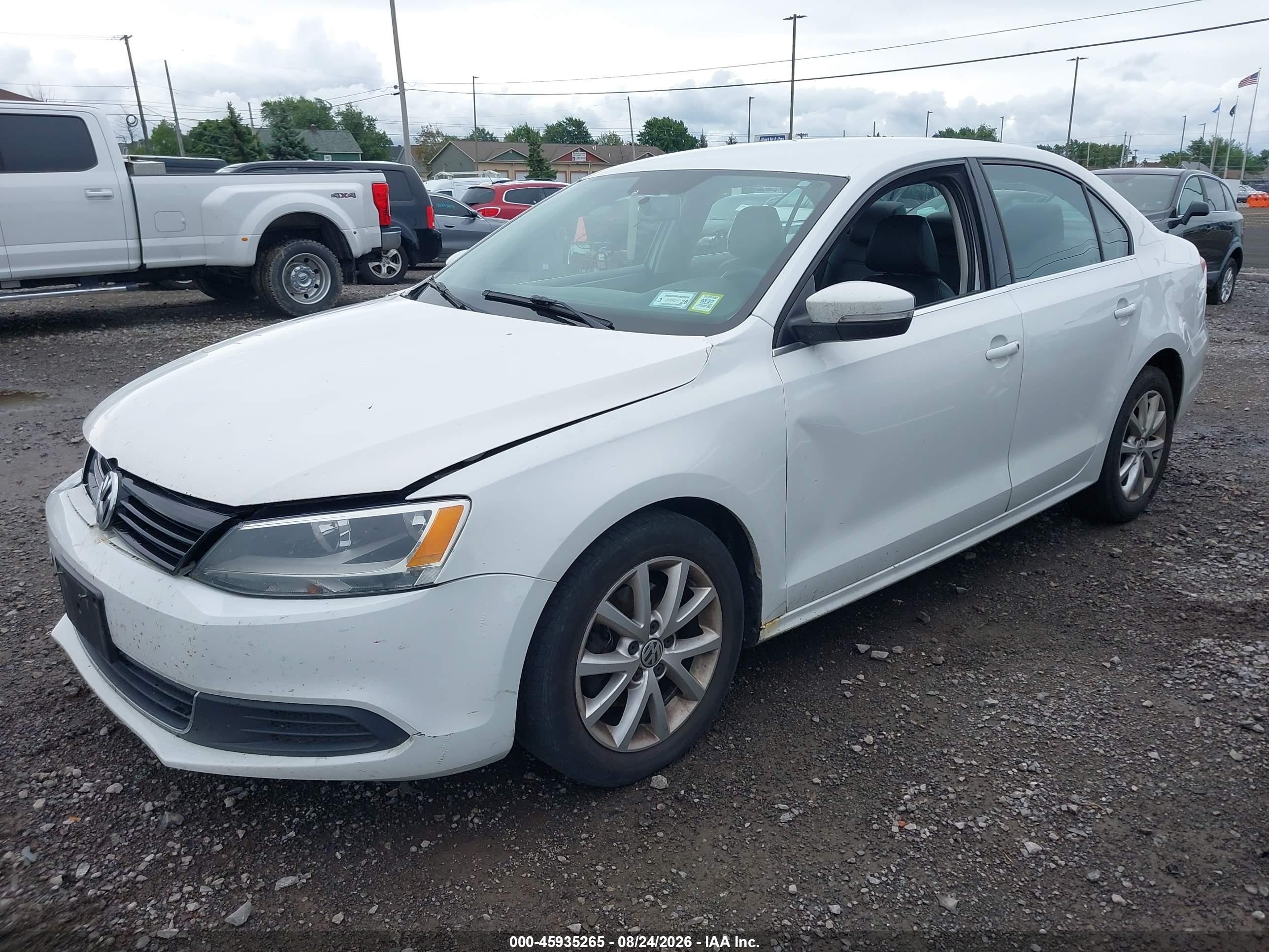 2014 Volkswagen Jetta 1.8t Se Белый vin: 3VWD17AJ1EM417840
