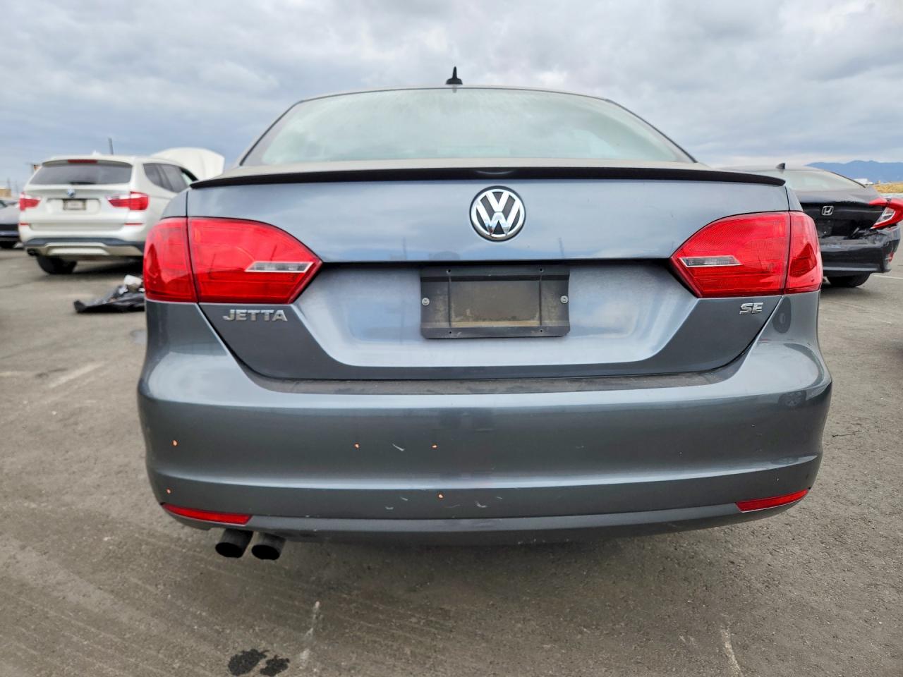 2014 Volkswagen Jetta Se Gray vin: 3VWD17AJ1EM420768