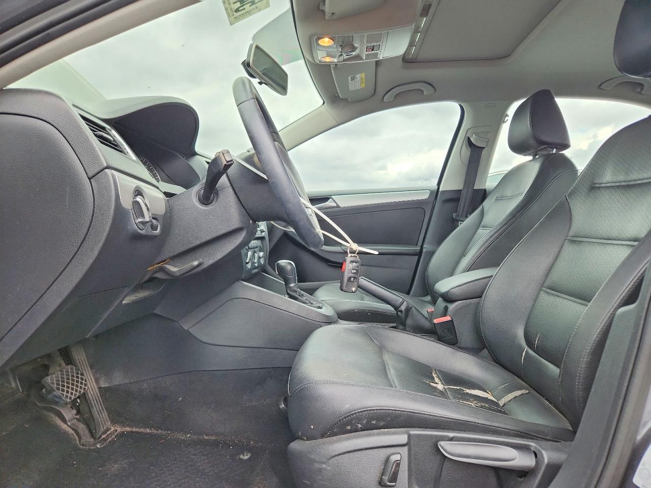 2014 Volkswagen Jetta Se Gray vin: 3VWD17AJ1EM420768
