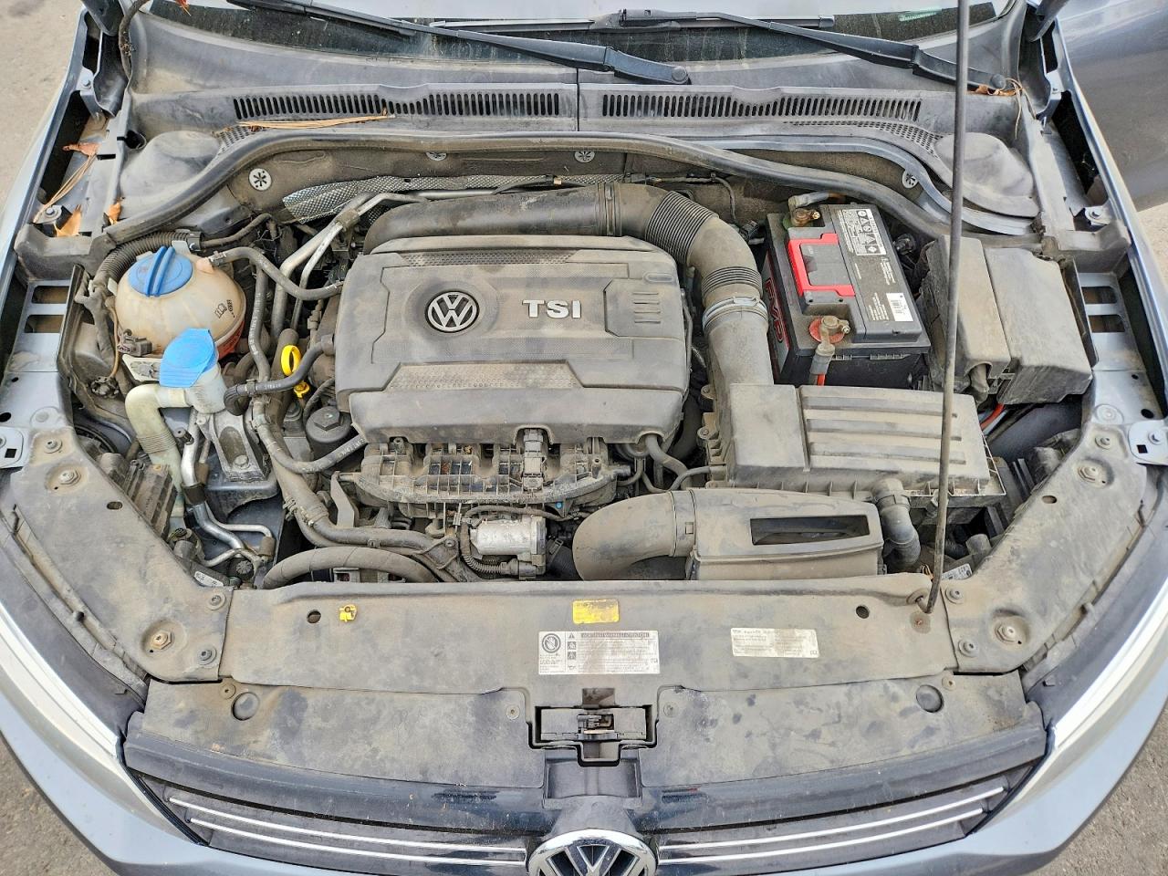 2014 Volkswagen Jetta Se Gray vin: 3VWD17AJ1EM420768