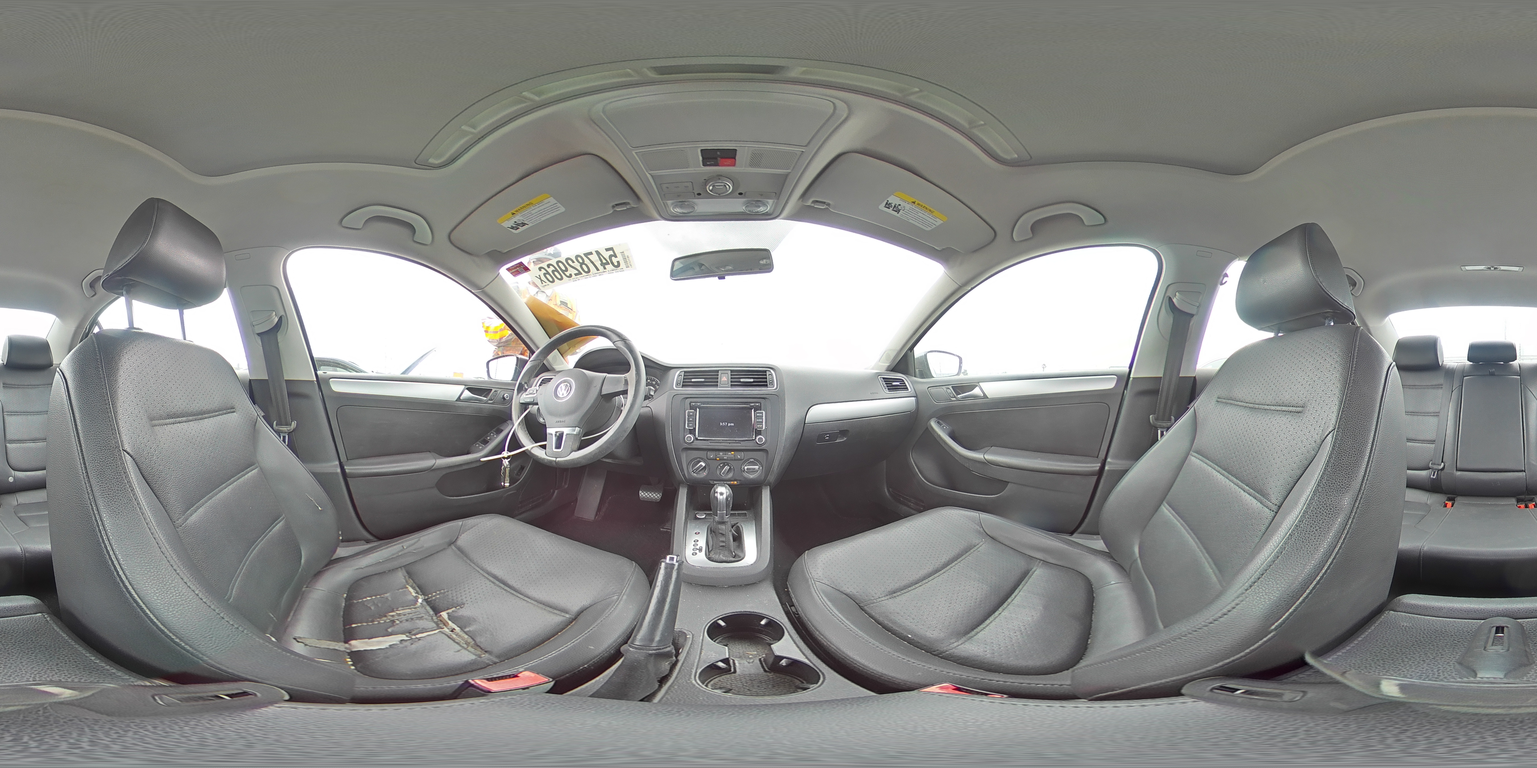 2014 Volkswagen Jetta Se Gray vin: 3VWD17AJ1EM420768