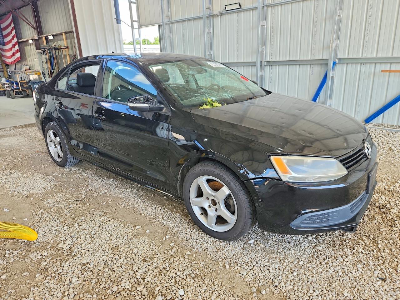 2014 Volkswagen Jetta Se Black vin: 3VWD17AJ1EM428854