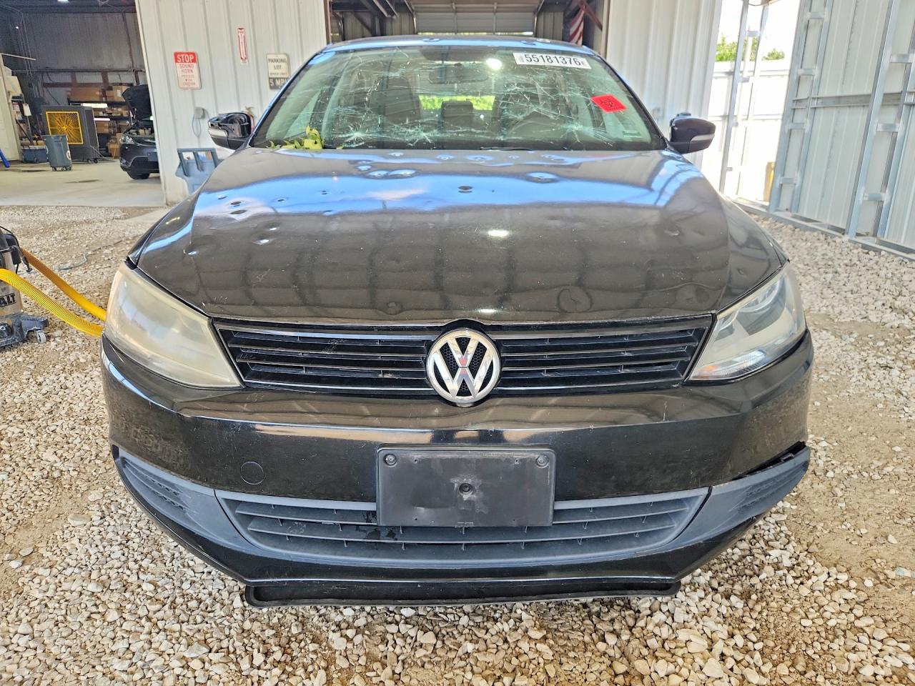 2014 Volkswagen Jetta Se Black vin: 3VWD17AJ1EM428854