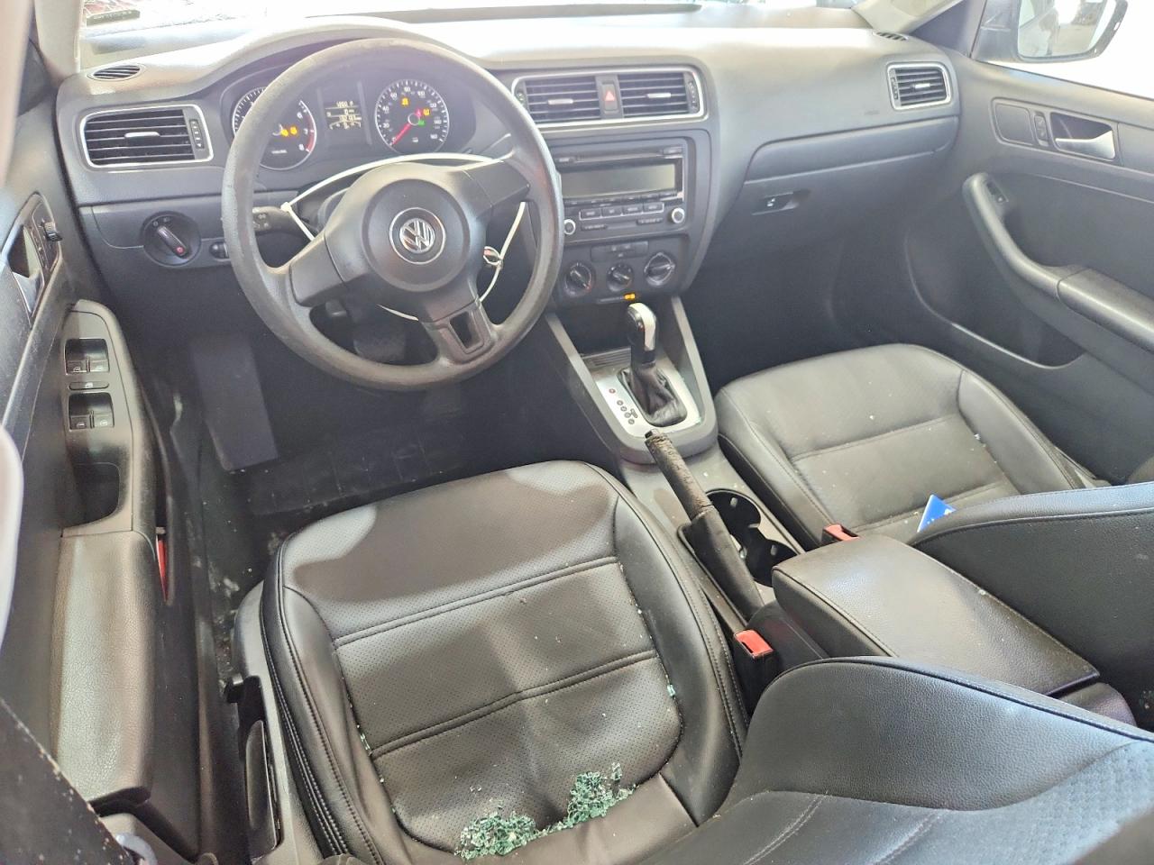2014 Volkswagen Jetta Se Black vin: 3VWD17AJ1EM428854
