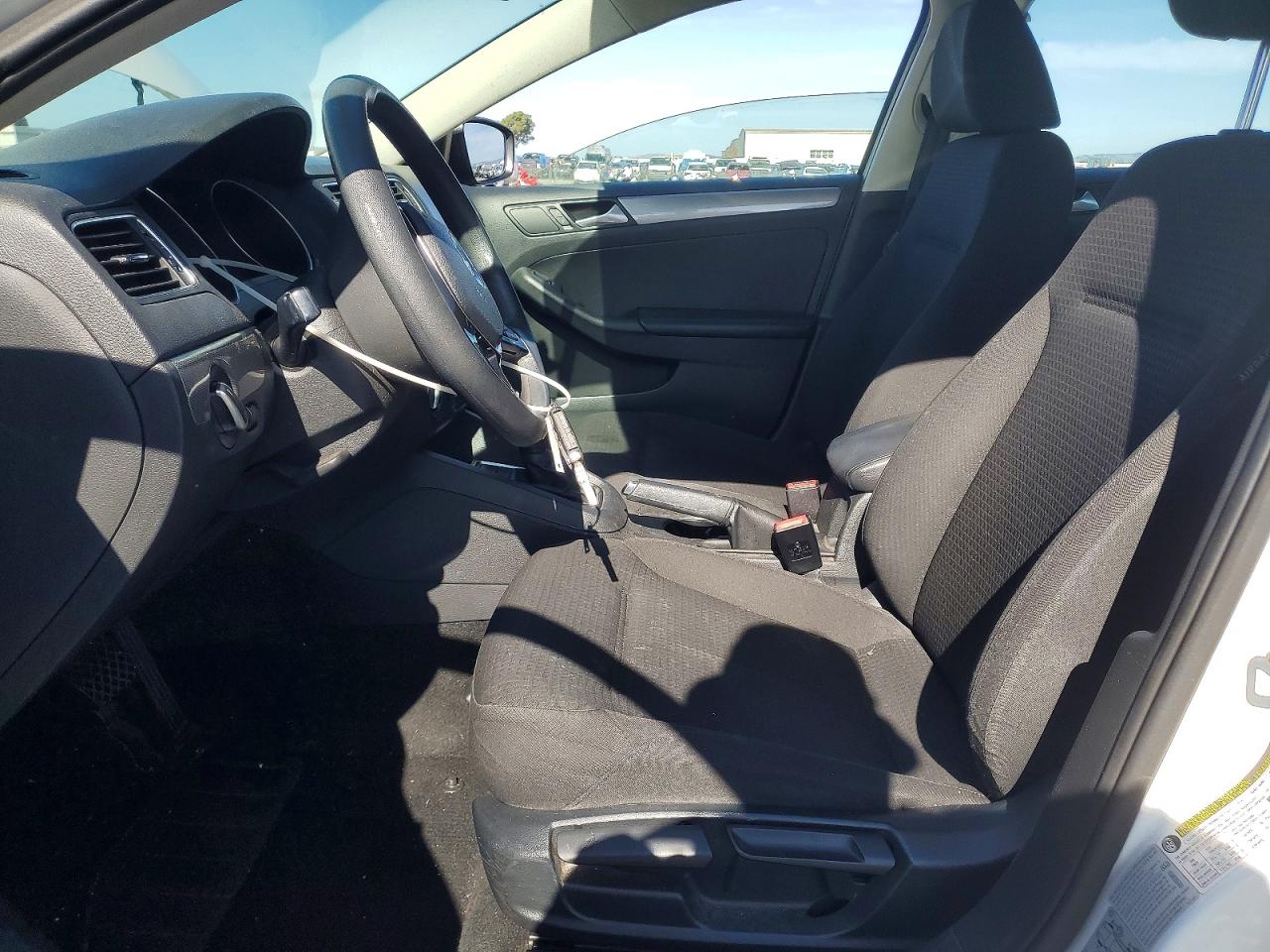 2015 Volkswagen Jetta Se White vin: 3VWD17AJ1FM201813