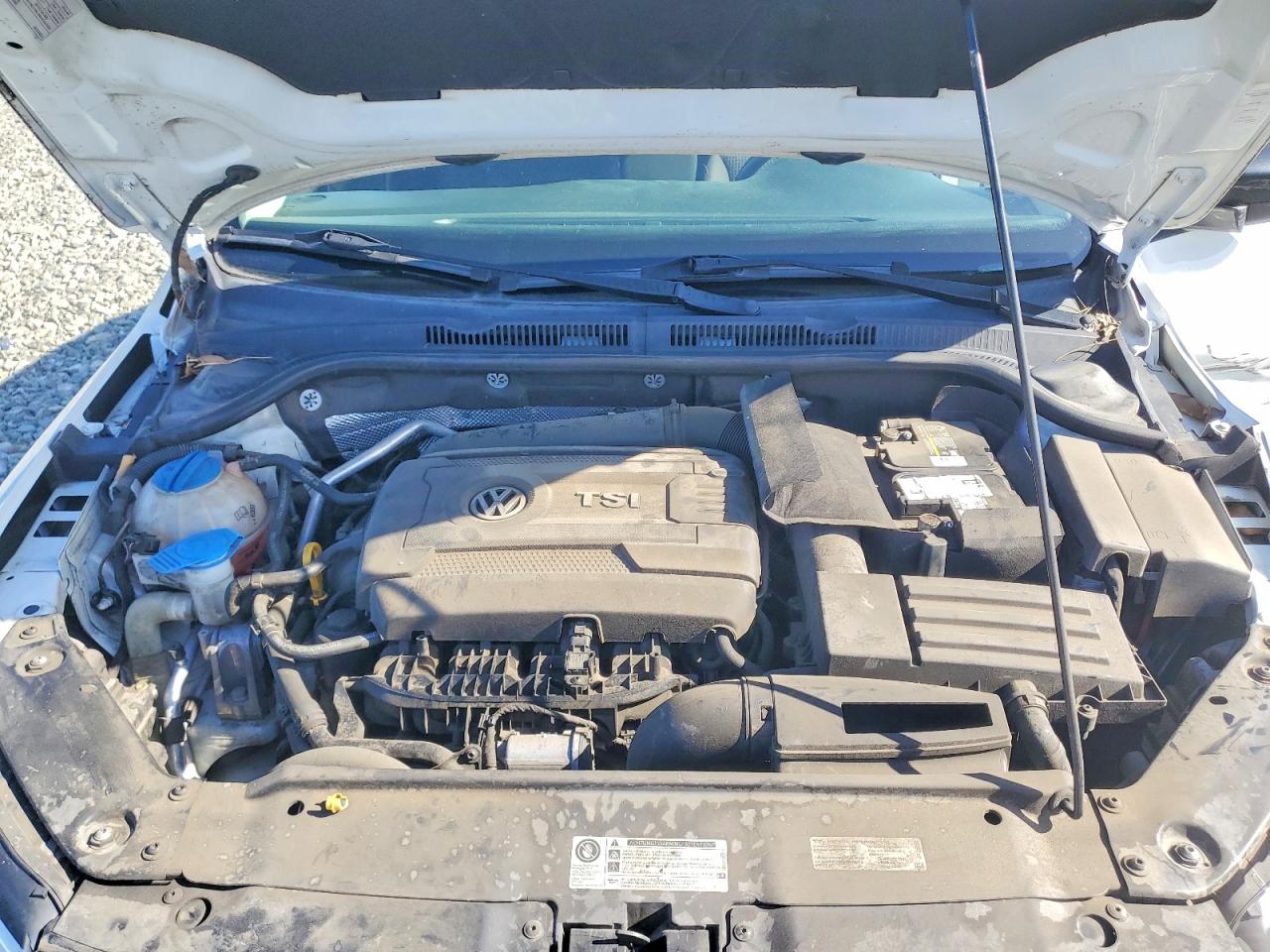 2015 Volkswagen Jetta Se White vin: 3VWD17AJ1FM201813