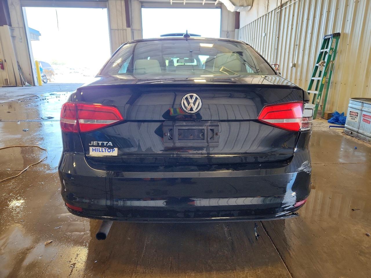 2015 Volkswagen Jetta Se Black vin: 3VWD17AJ1FM202587