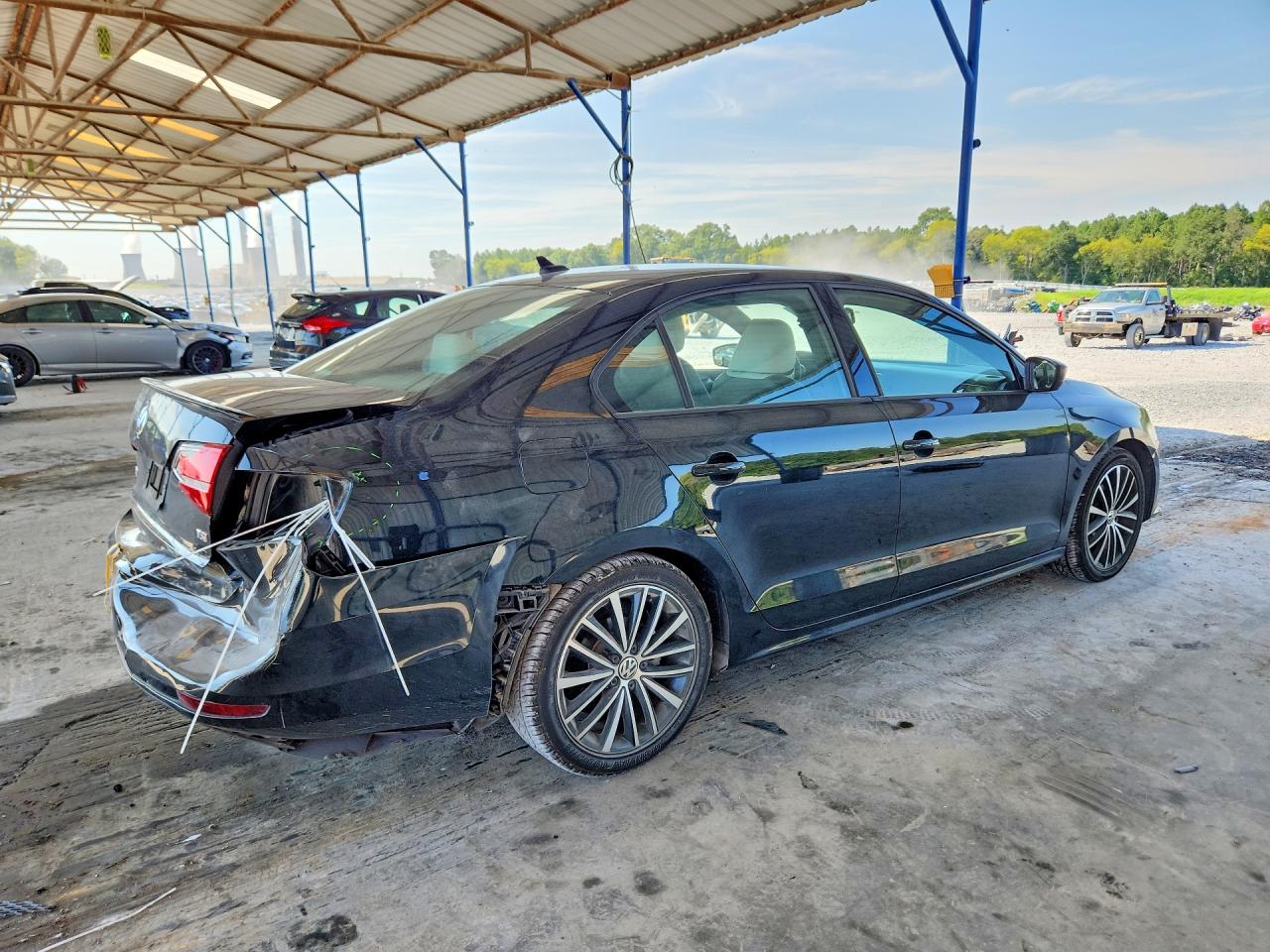 2015 Volkswagen Jetta Se Черный vin: 3VWD17AJ1FM204890