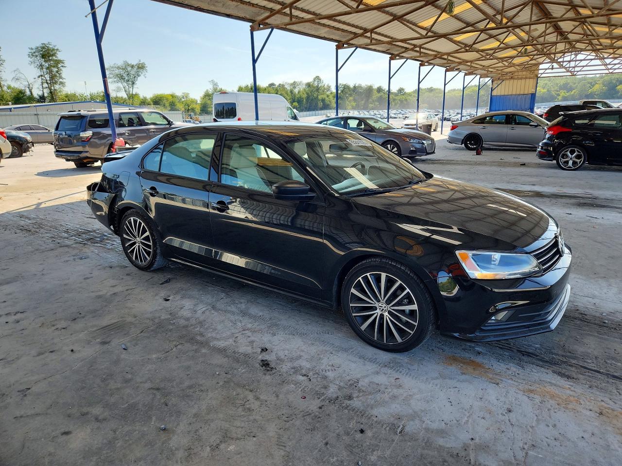 2015 Volkswagen Jetta Se Черный vin: 3VWD17AJ1FM204890