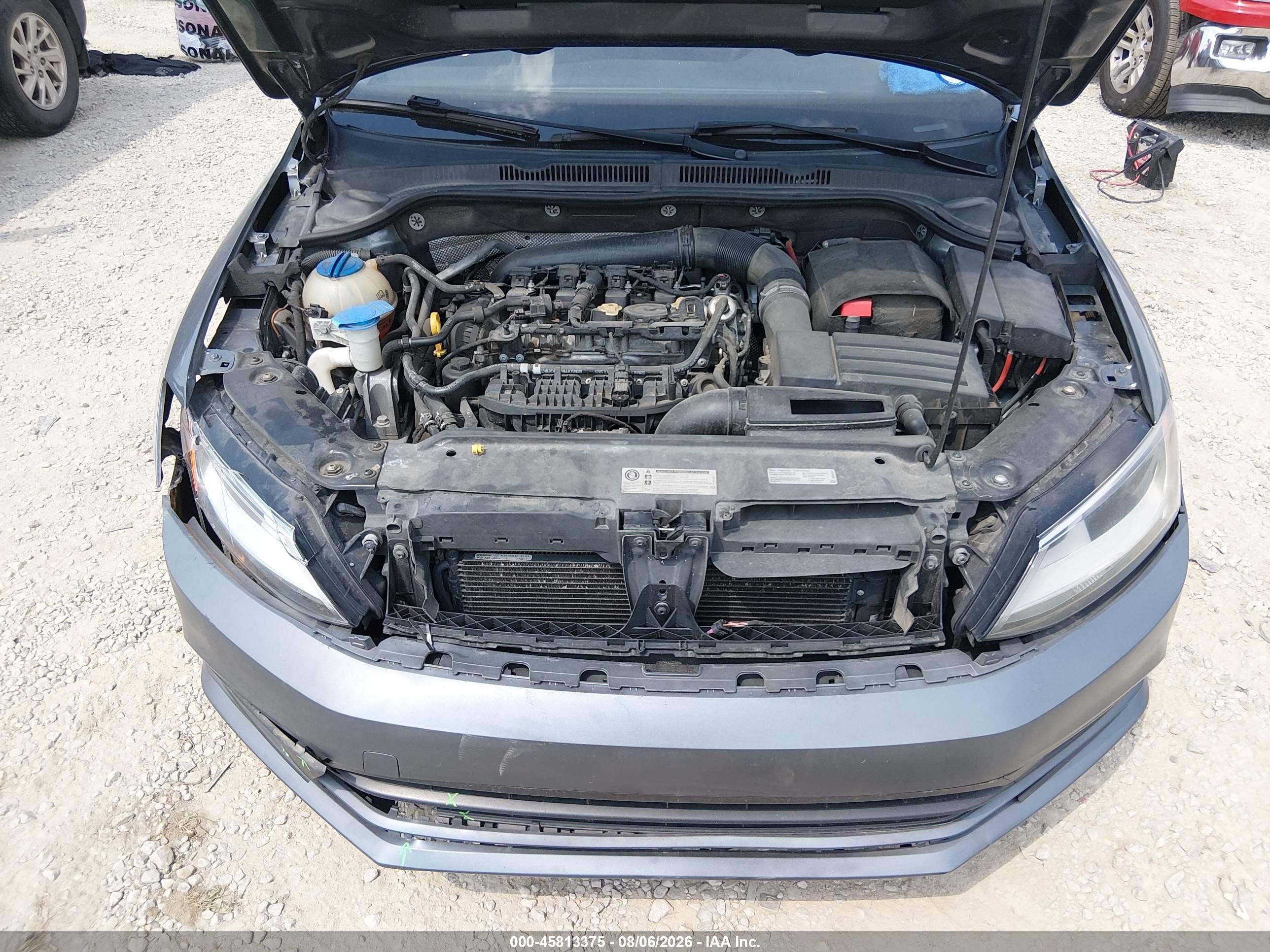 2015 Volkswagen Jetta 1.8t Se Gray vin: 3VWD17AJ1FM205473