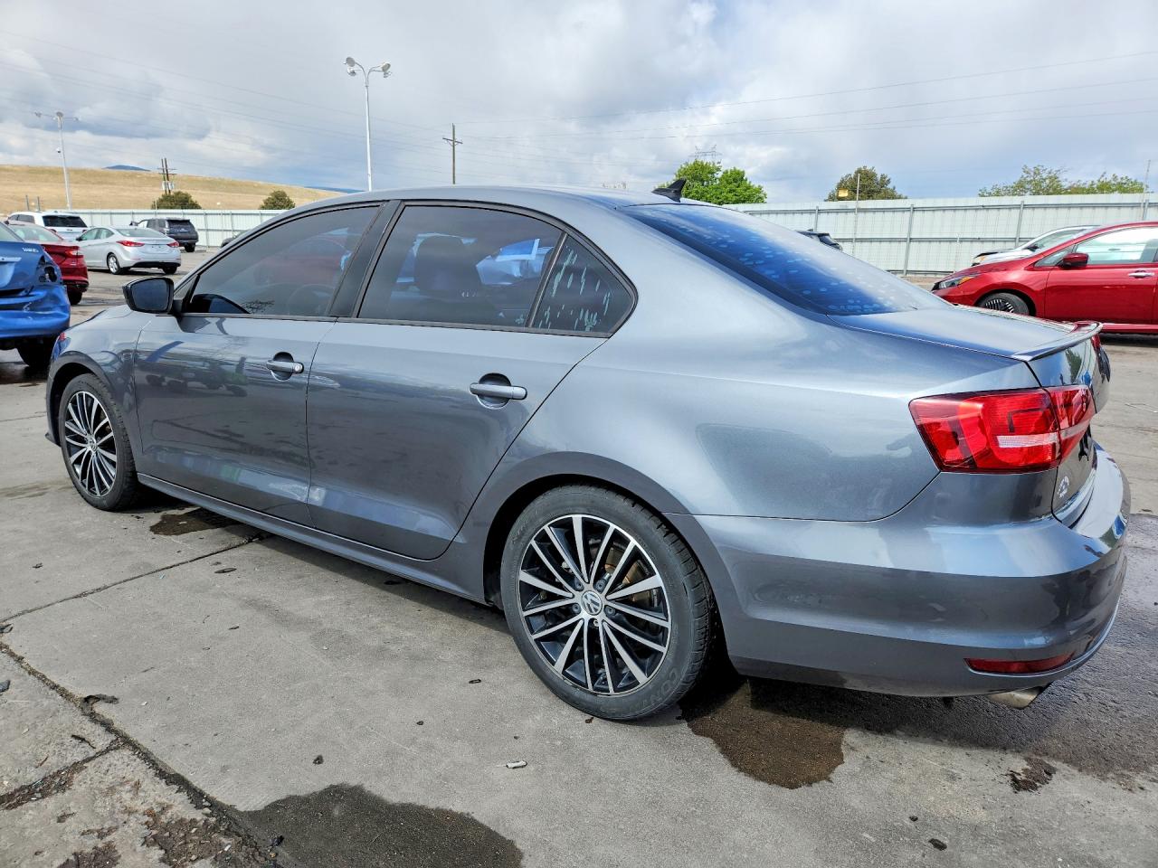 2015 Volkswagen Jetta Se Silver vin: 3VWD17AJ1FM220829