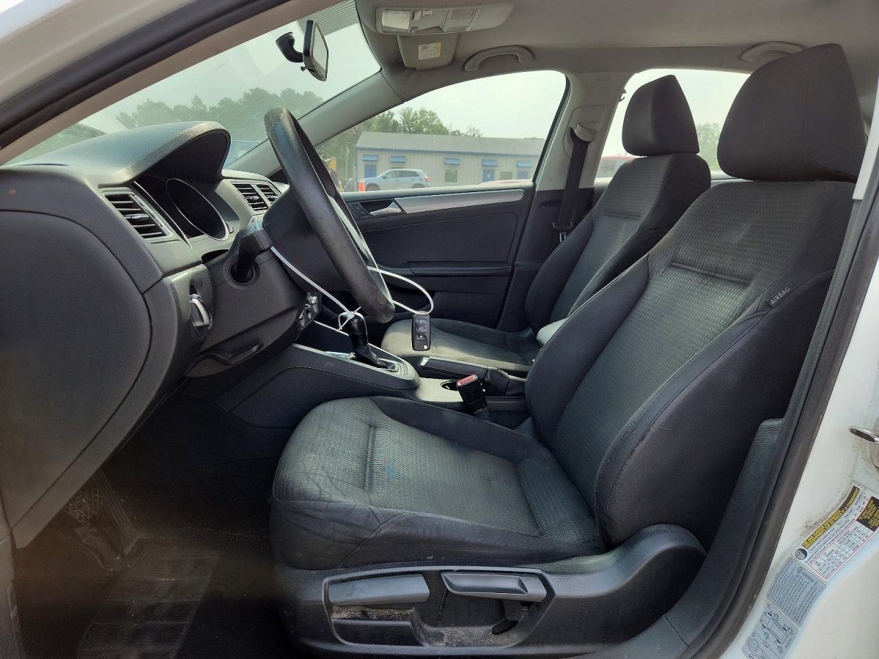 2015 Volkswagen Jetta Se White vin: 3VWD17AJ1FM250347