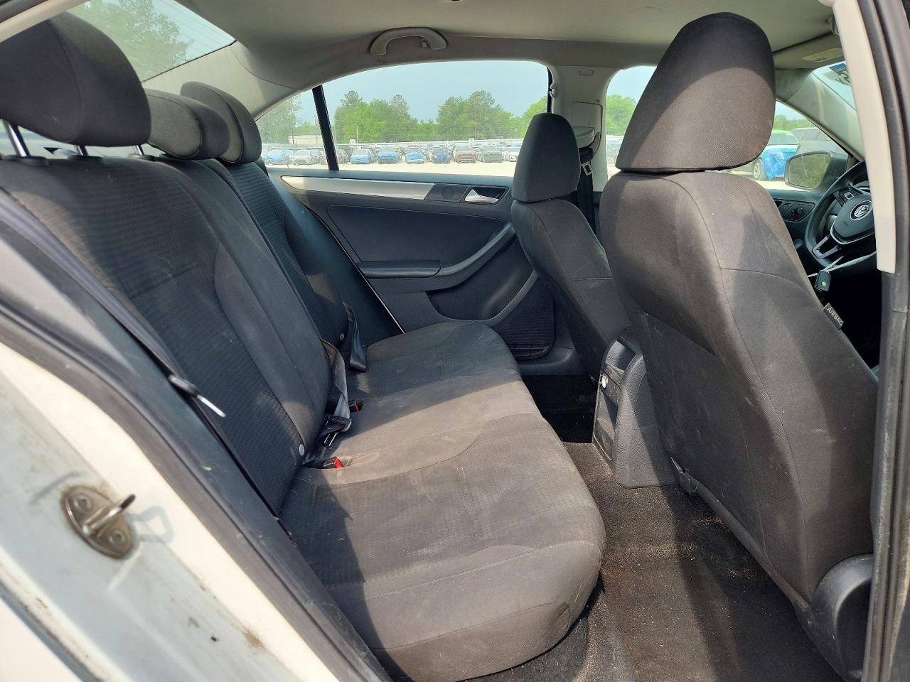 2015 Volkswagen Jetta Se White vin: 3VWD17AJ1FM250347