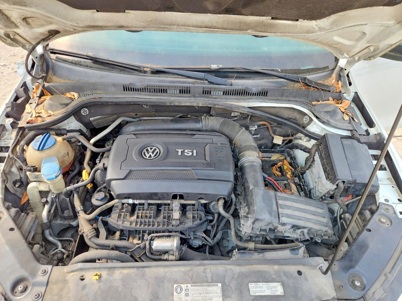 2015 Volkswagen Jetta Se White vin: 3VWD17AJ1FM250347