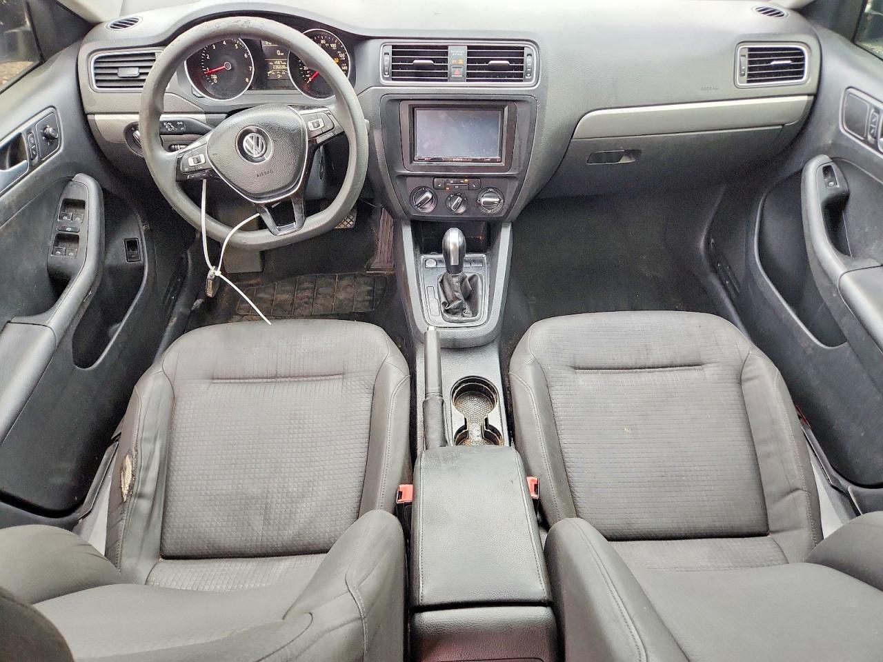 2015 Volkswagen Jetta Se White vin: 3VWD17AJ1FM257573
