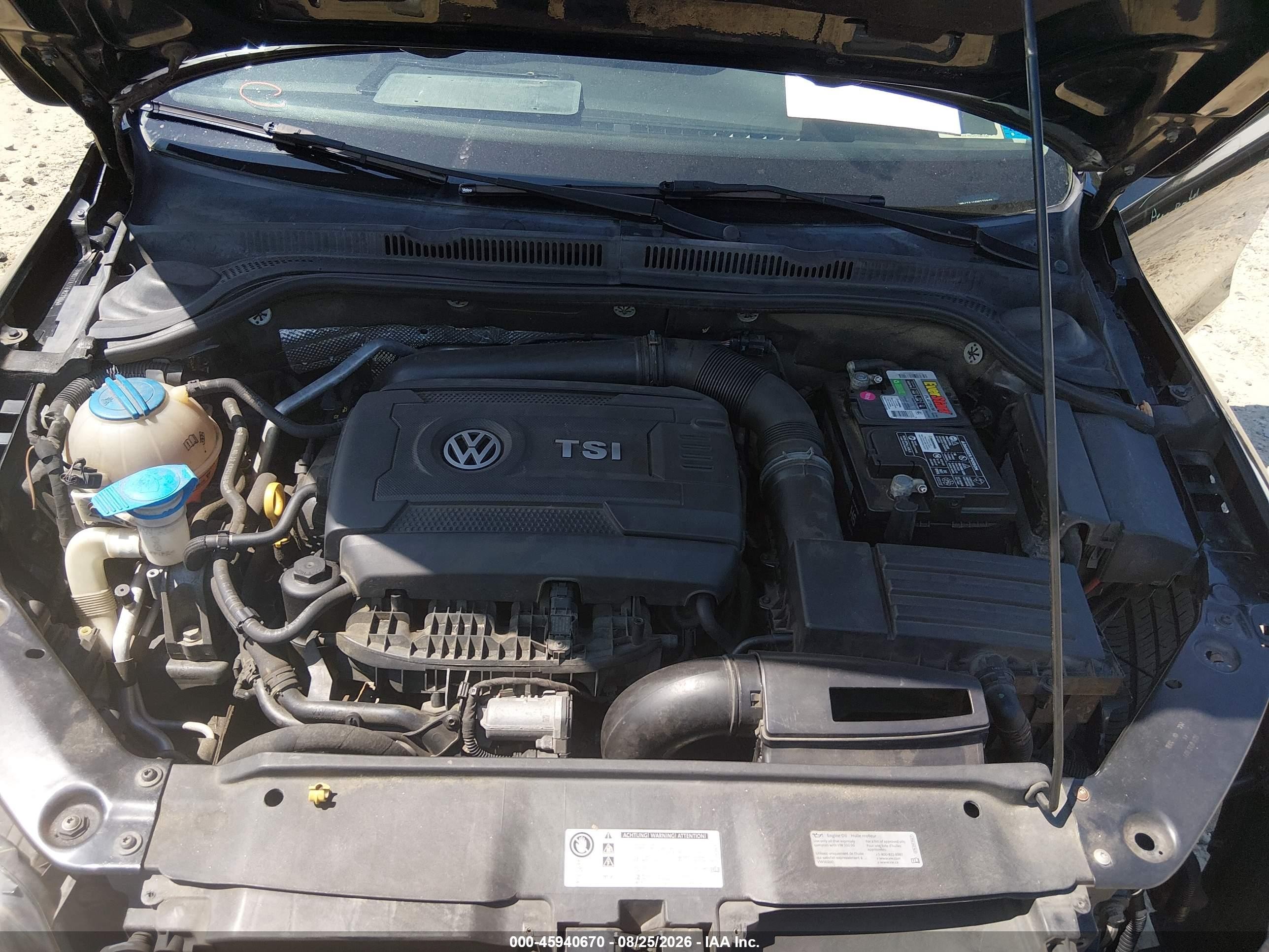 2015 Volkswagen Jetta 1.8t Se Black vin: 3VWD17AJ1FM273949