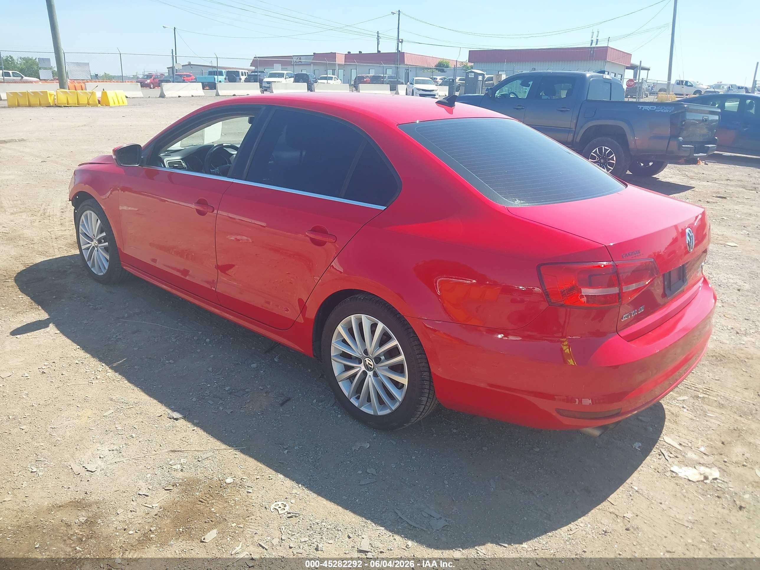 2015 Volkswagen Jetta 1.8t Se Red vin: 3VWD17AJ1FM282831