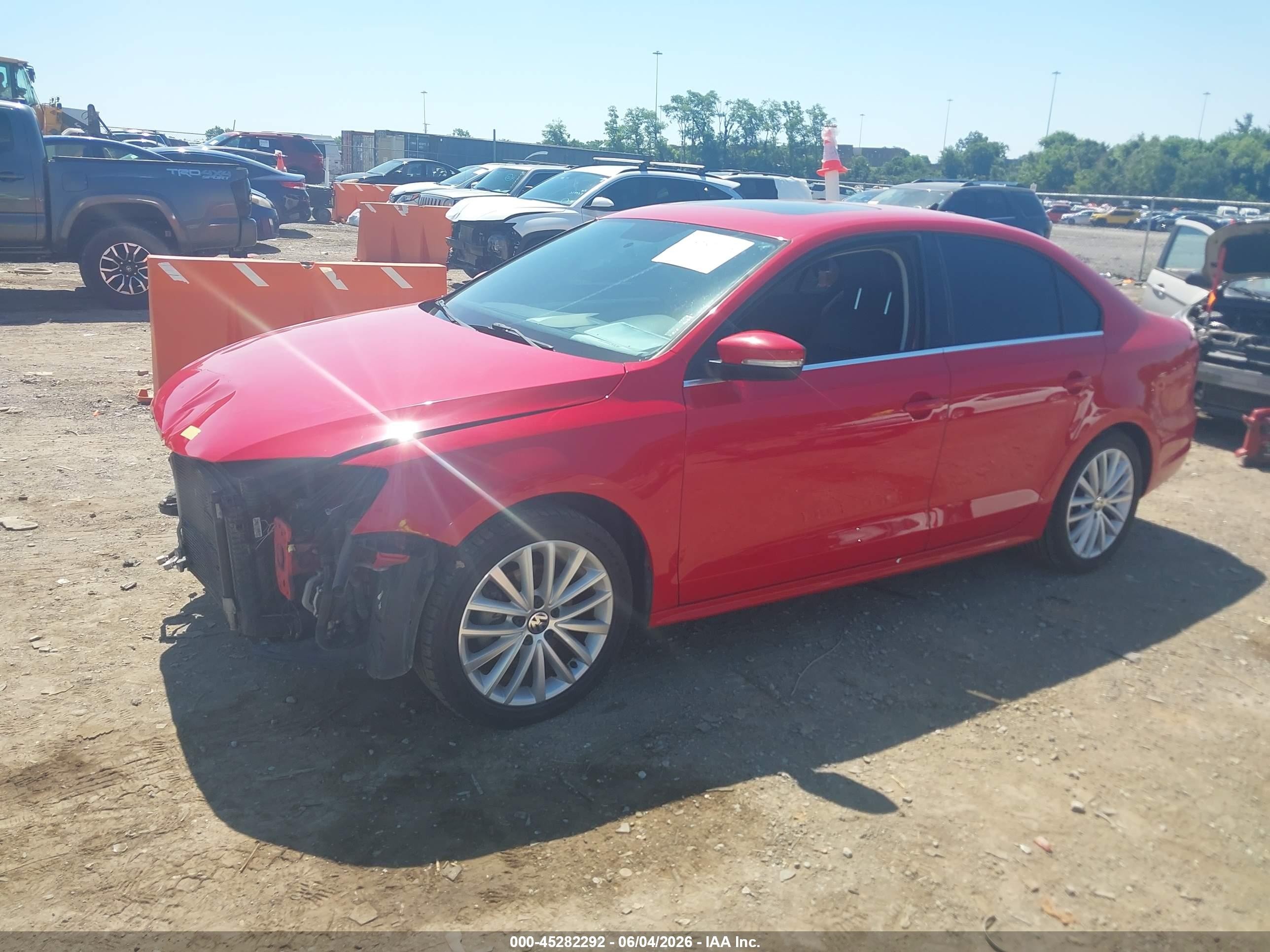 2015 Volkswagen Jetta 1.8t Se Red vin: 3VWD17AJ1FM282831