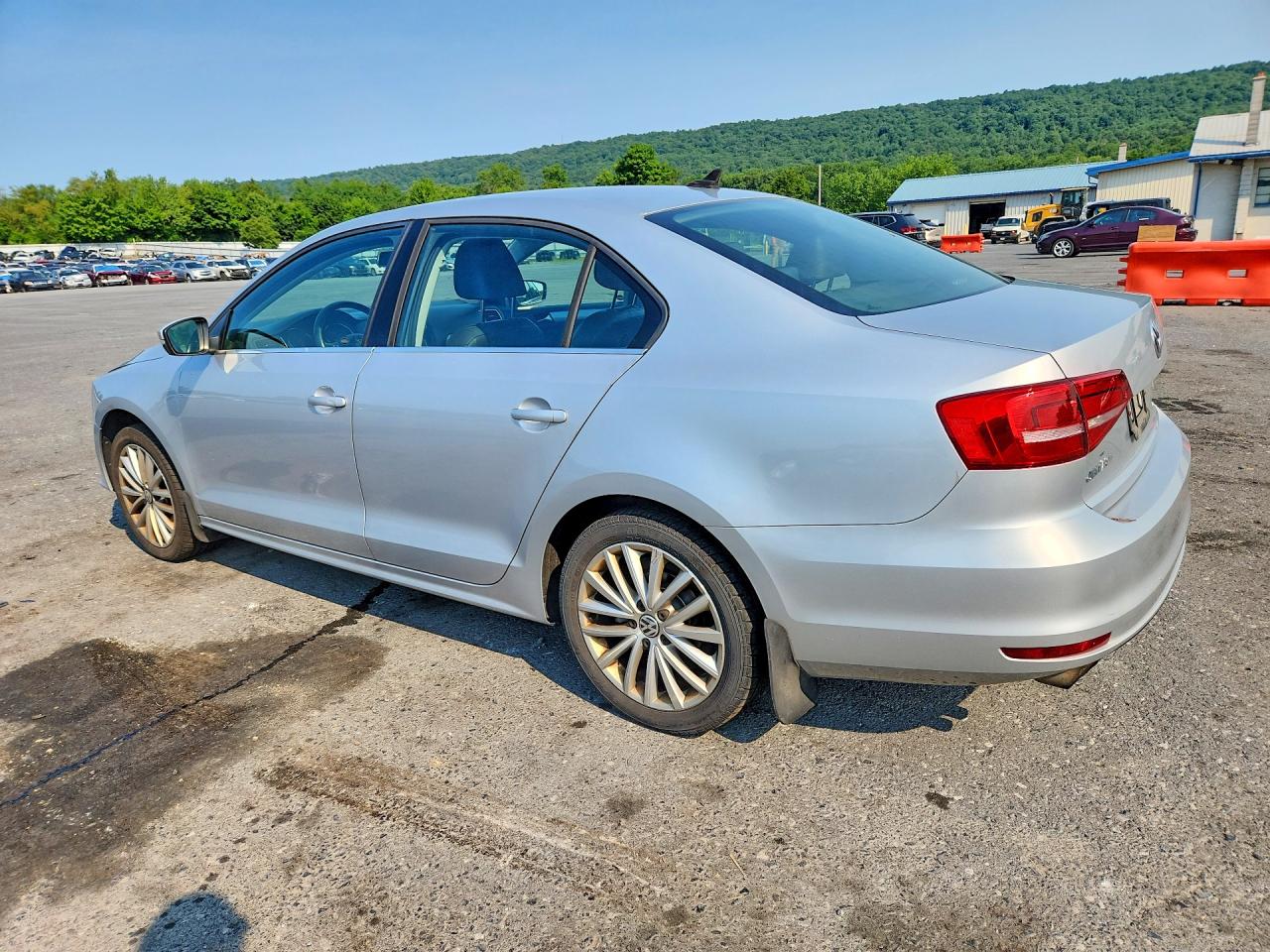 2015 Volkswagen Jetta Se Silver vin: 3VWD17AJ1FM296454