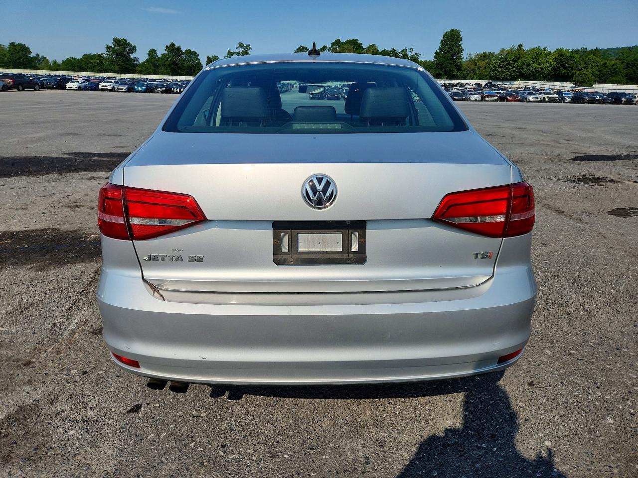 2015 Volkswagen Jetta Se Silver vin: 3VWD17AJ1FM296454