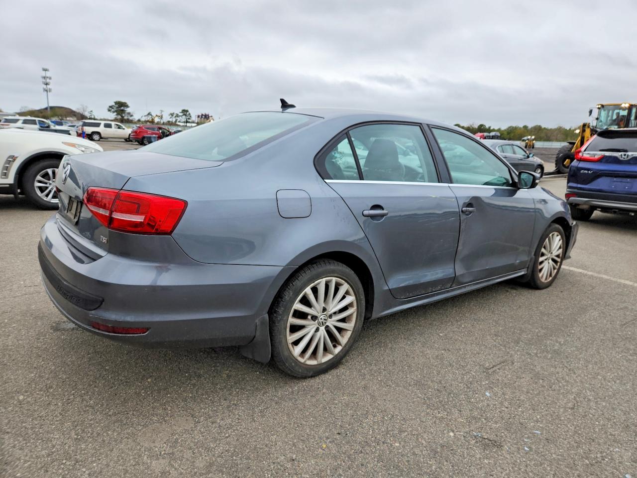 2015 Volkswagen Jetta Se Gray vin: 3VWD17AJ1FM301748