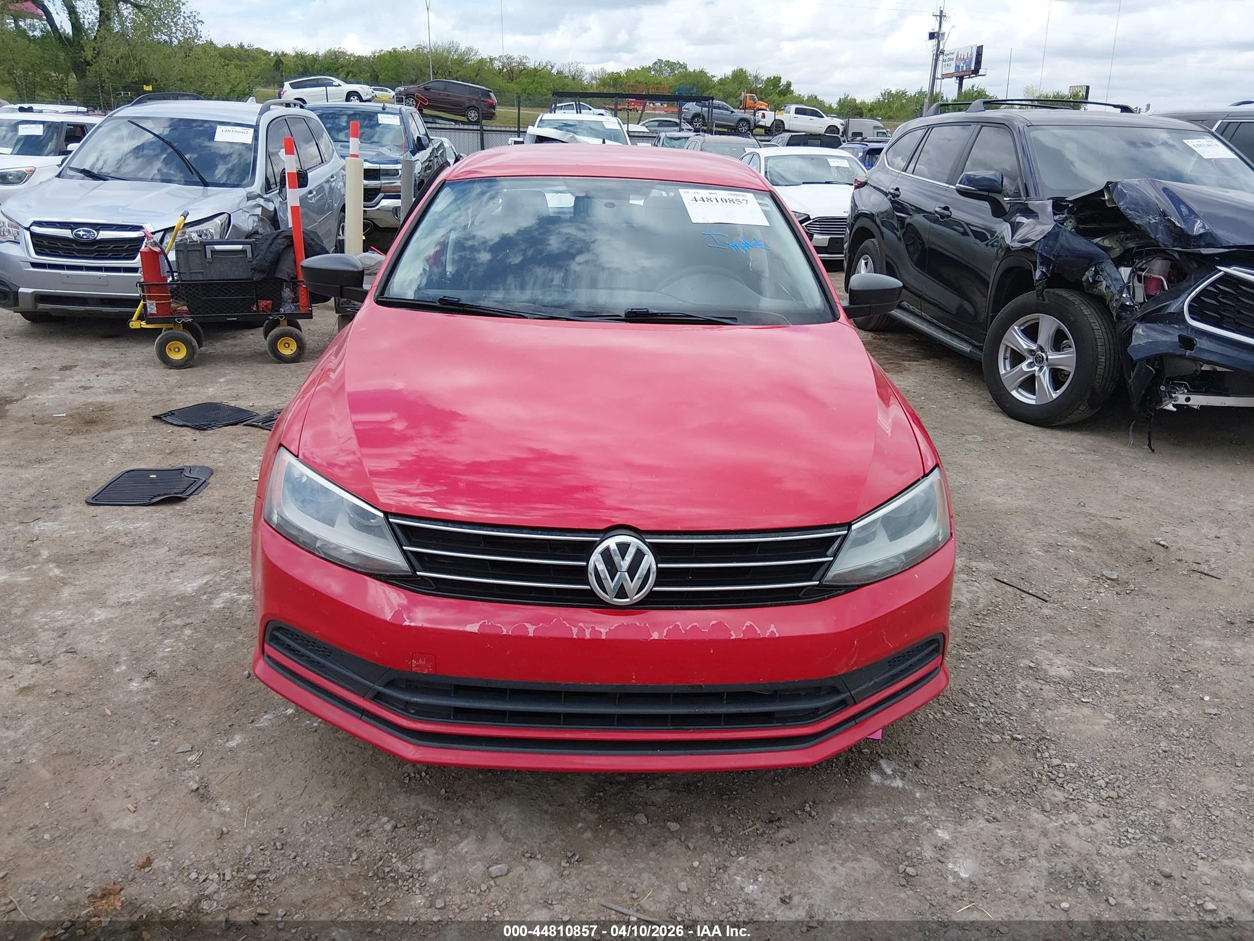2015 Volkswagen Jetta 1.8t Se Red vin: 3VWD17AJ1FM309378